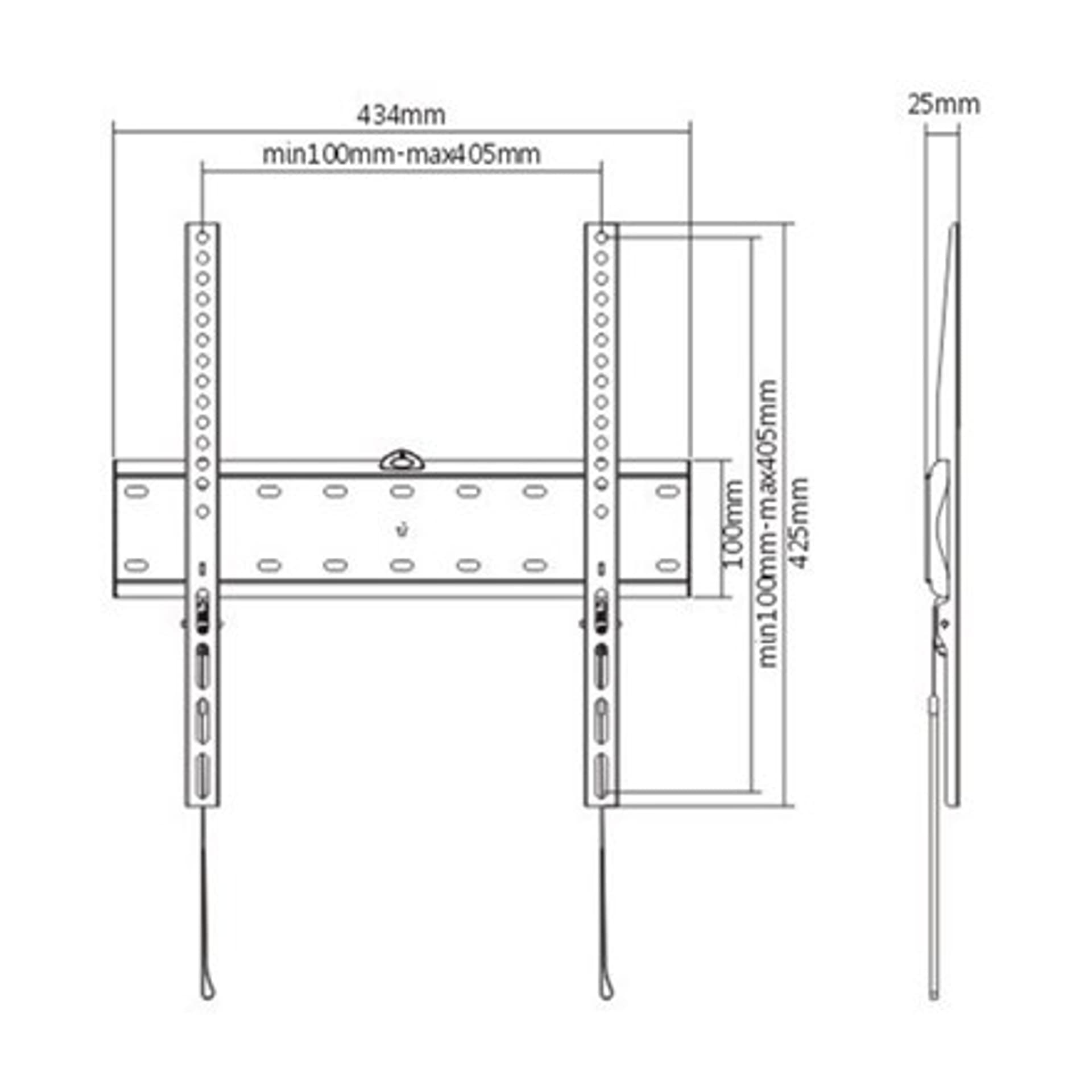 

Uchwyt ścienny do telewizora Gembird (stały) WM-55F-02 32-55", Maksymalna waga (nośność) 40 kg, Czarny, Nośność) 40 kg/czarn