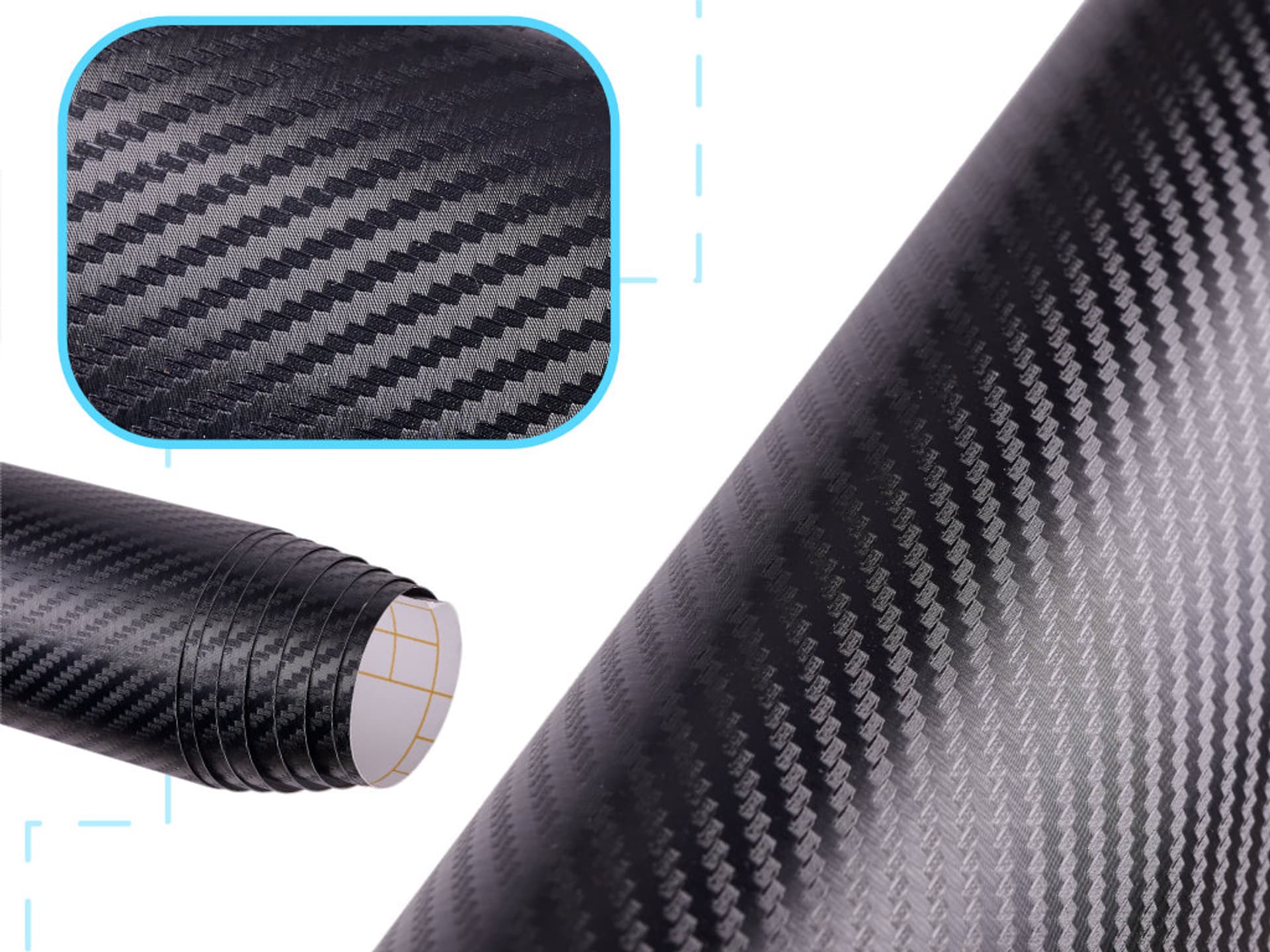 

Folia rolka carbon 3D czarna 1,27x28m