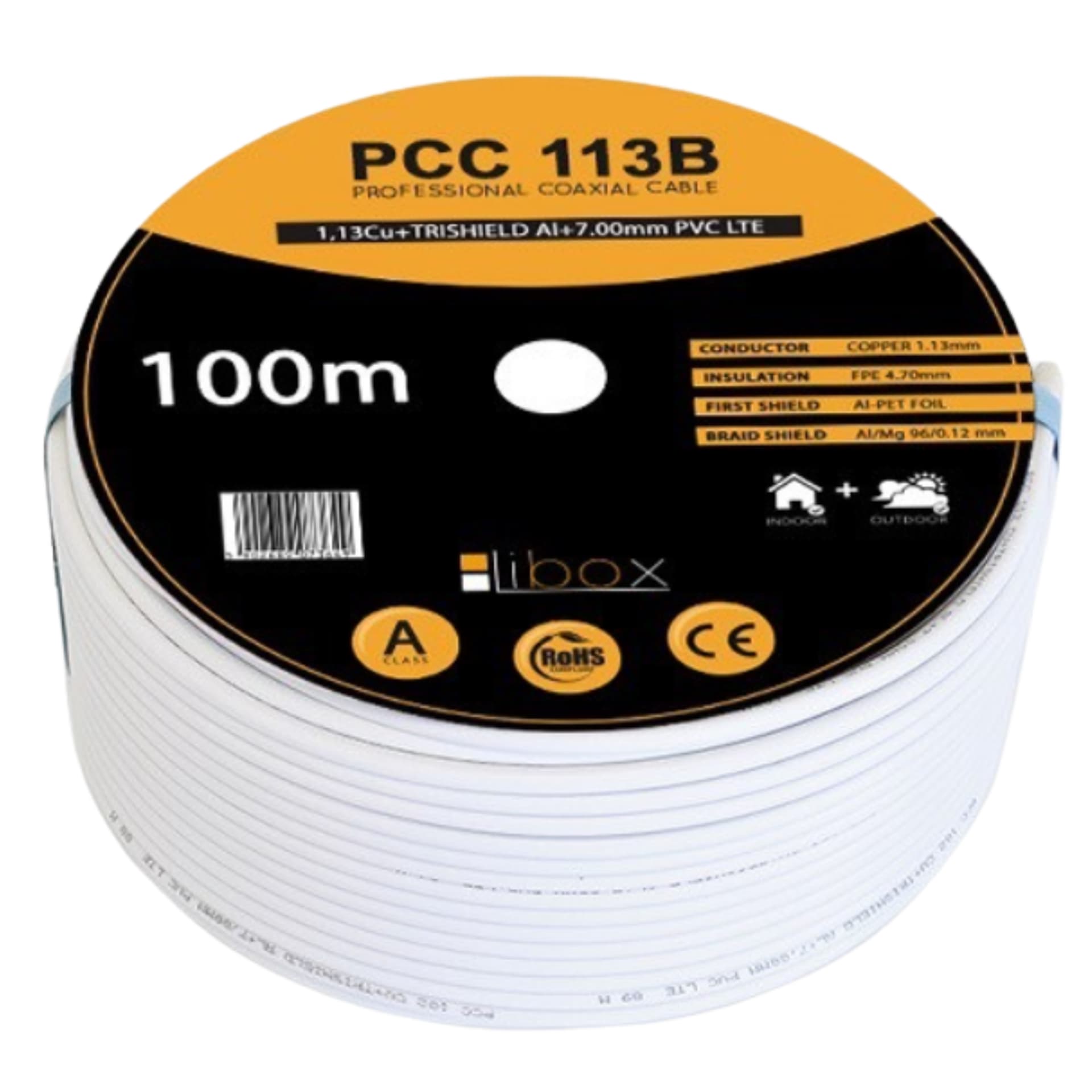 

KABEL KONCENTRYCZNY COAXIAL PCC113B CPR 100m