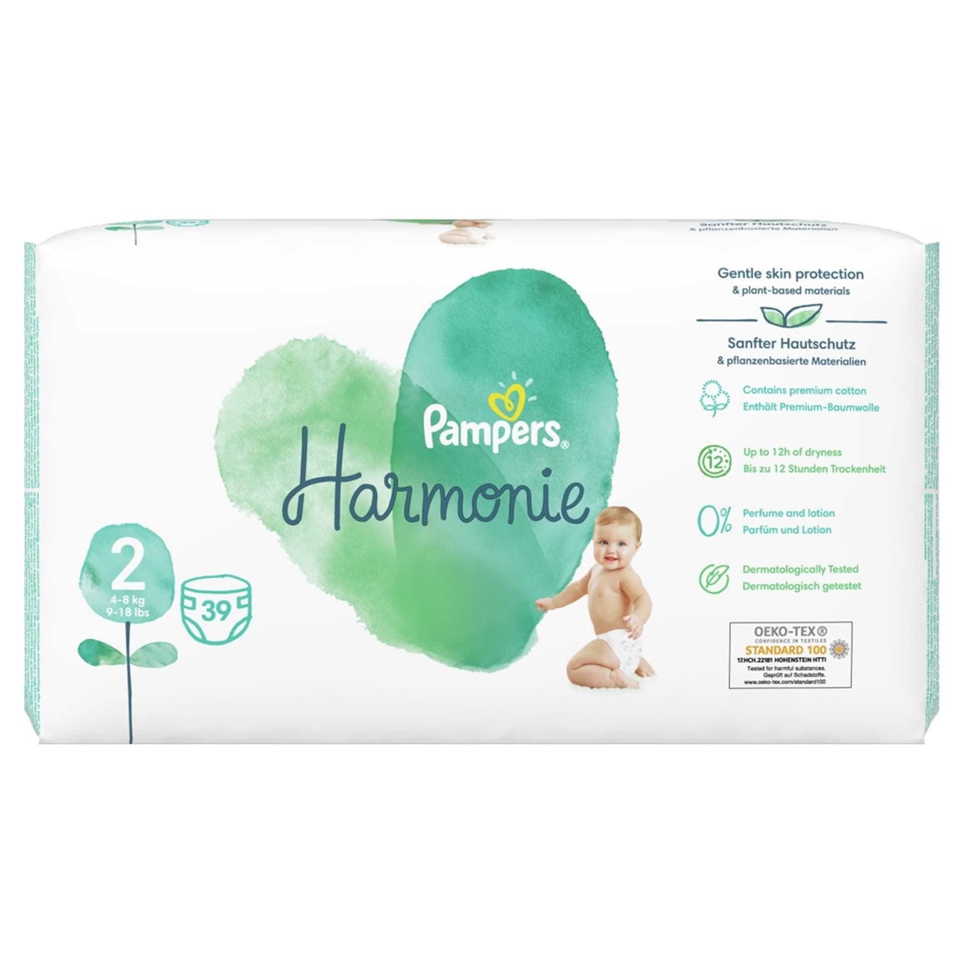 

Pampers Harmonie Pieluszki 4-8kg, rozmiar 2-MINI, 39szt