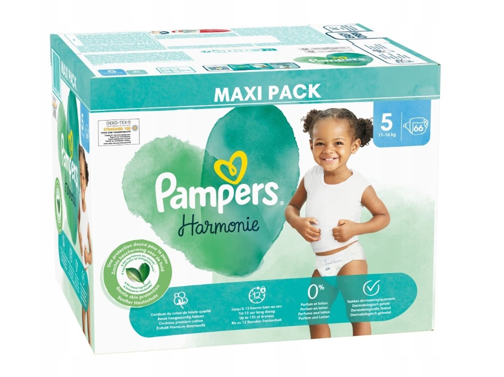 

Pampers Harmonie Baby Pieluszki 11-16kg, rozmiar 5-JUNIOR, 66szt