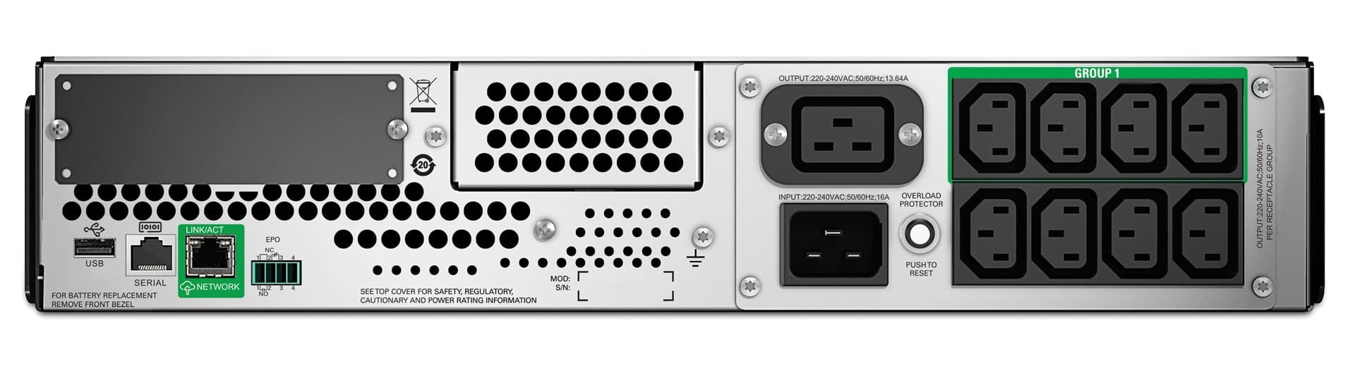 

Zasilacz UPS APC SMT3000RMI2UC (Rackmount; 3000VA)