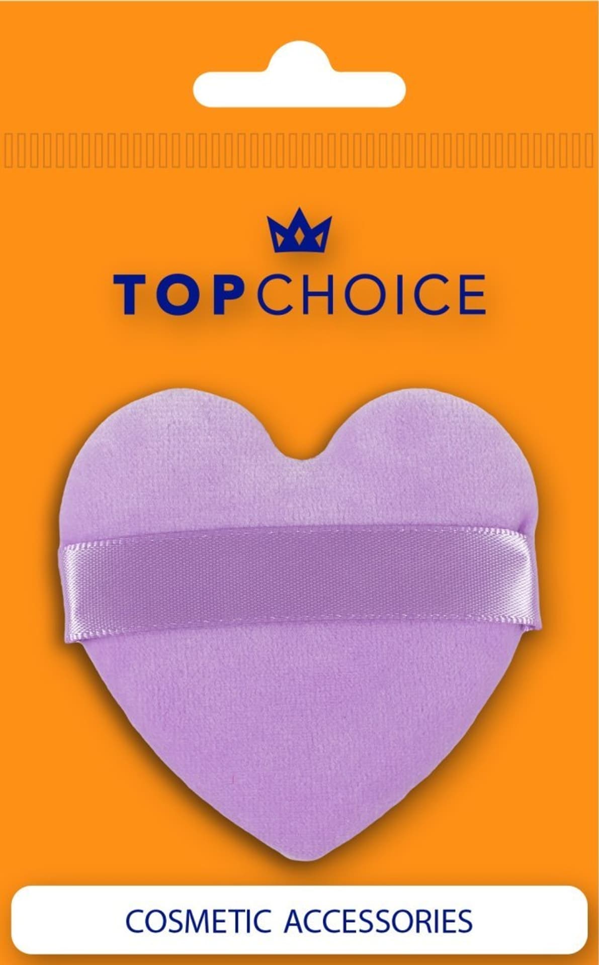 

TOP CHOICE Puszek do pudru - serce (35098) 1szt, 35098) 1sz