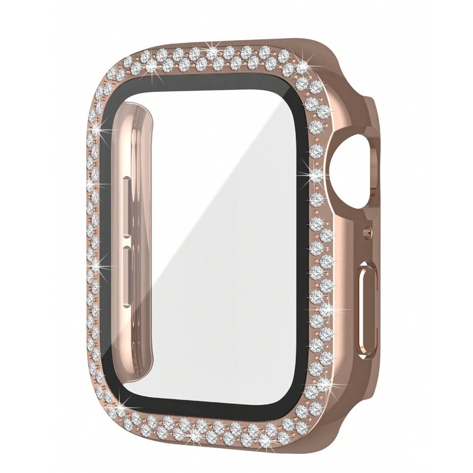 

Etui do APPLE WATCH 4 / 5 / 6 / SE (40MM) Diamond Bumper złoto-różowe, 40mm) diamond bumper złoto-różow