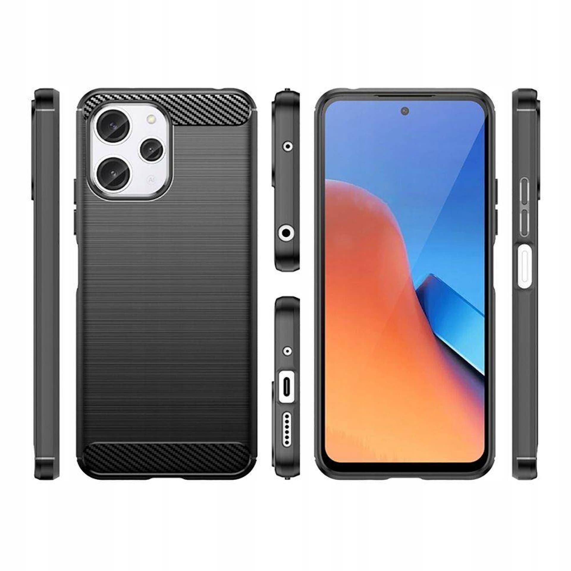 

Etui XIAOMI REDMI 12 Tech-Protect TPU Carbon czarne