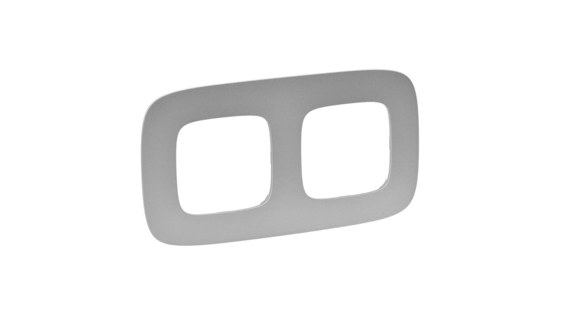 

VALENA ALLURE Ramka podwójna aluminium 754392