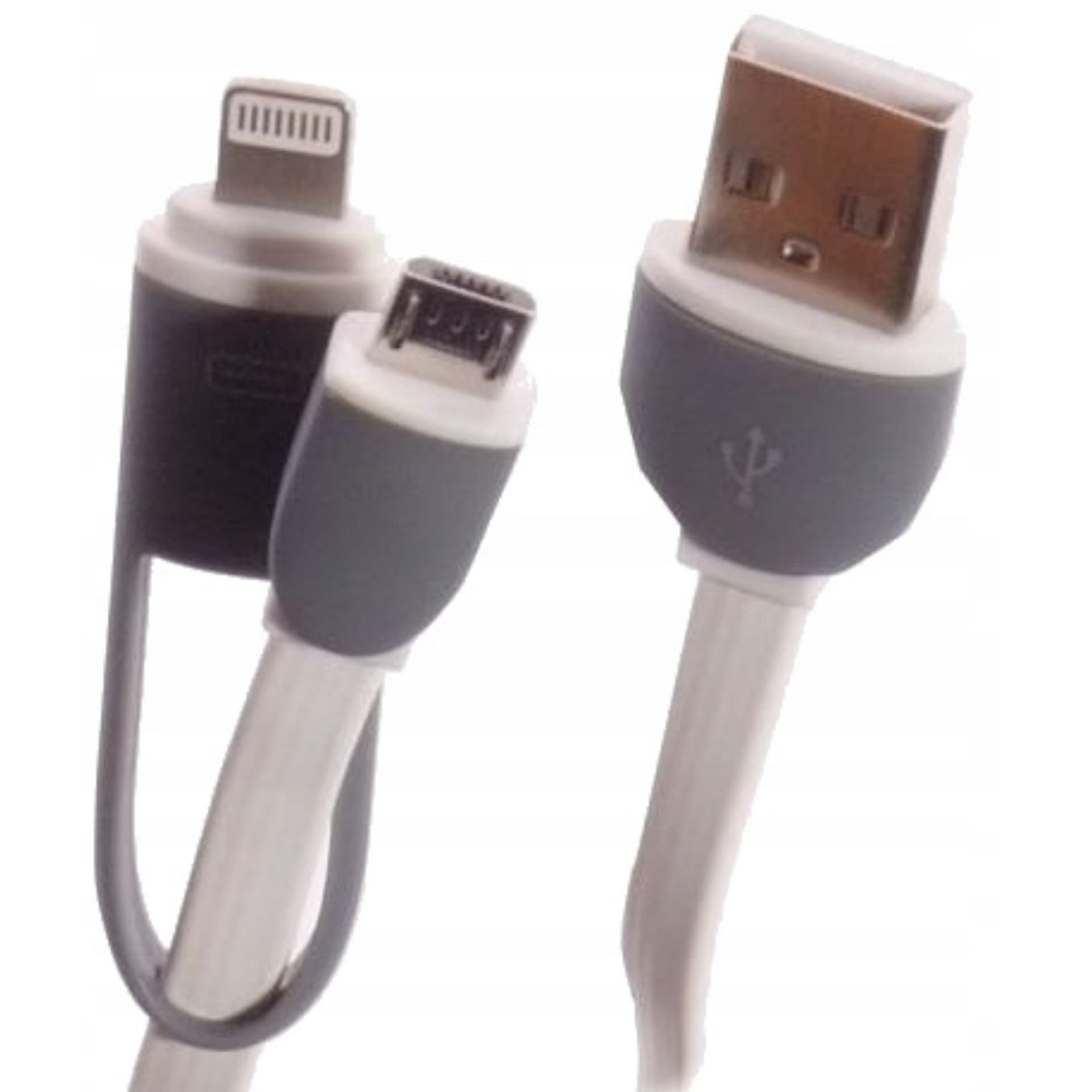 

Przewód USB - microUSB / iPhone 2A 1m LIBOX LB0066W