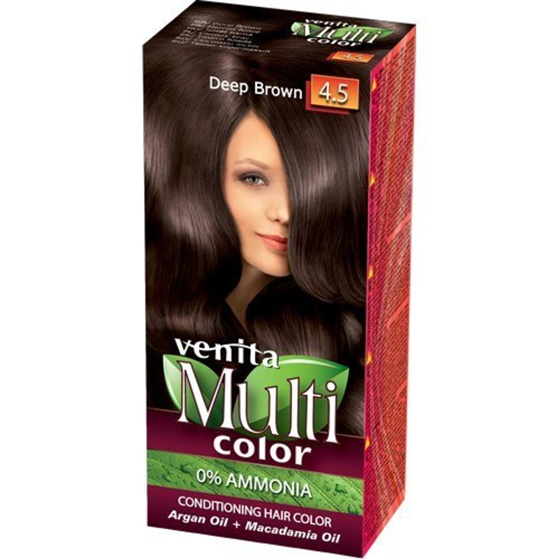 

VENITA Farba do włosów bez amoniaku Multi Color - 4.5 Deep Brown 1op.