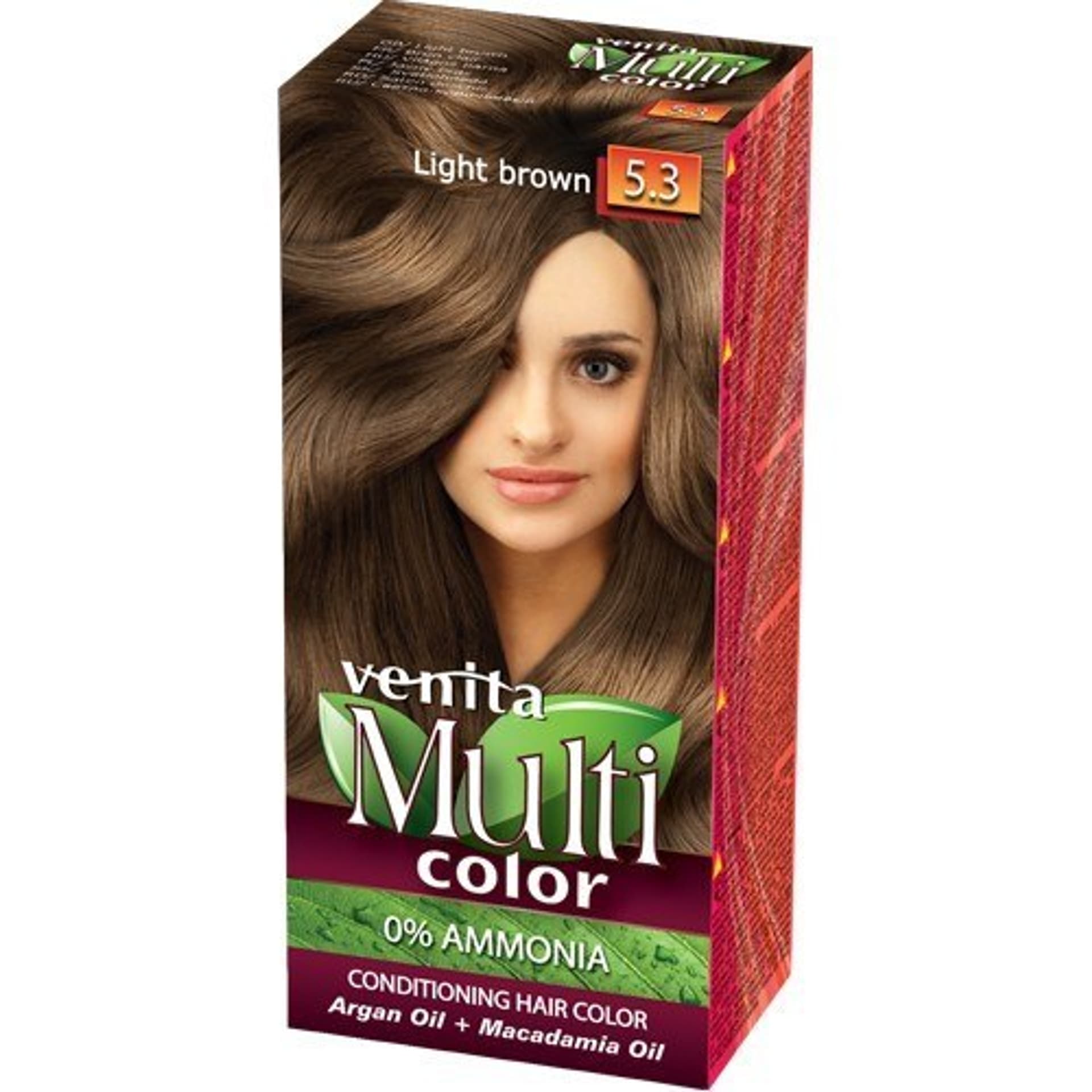 

VENITA Farba do włosów bez amoniaku Multi Color - 5.3 Light Brown 1op.