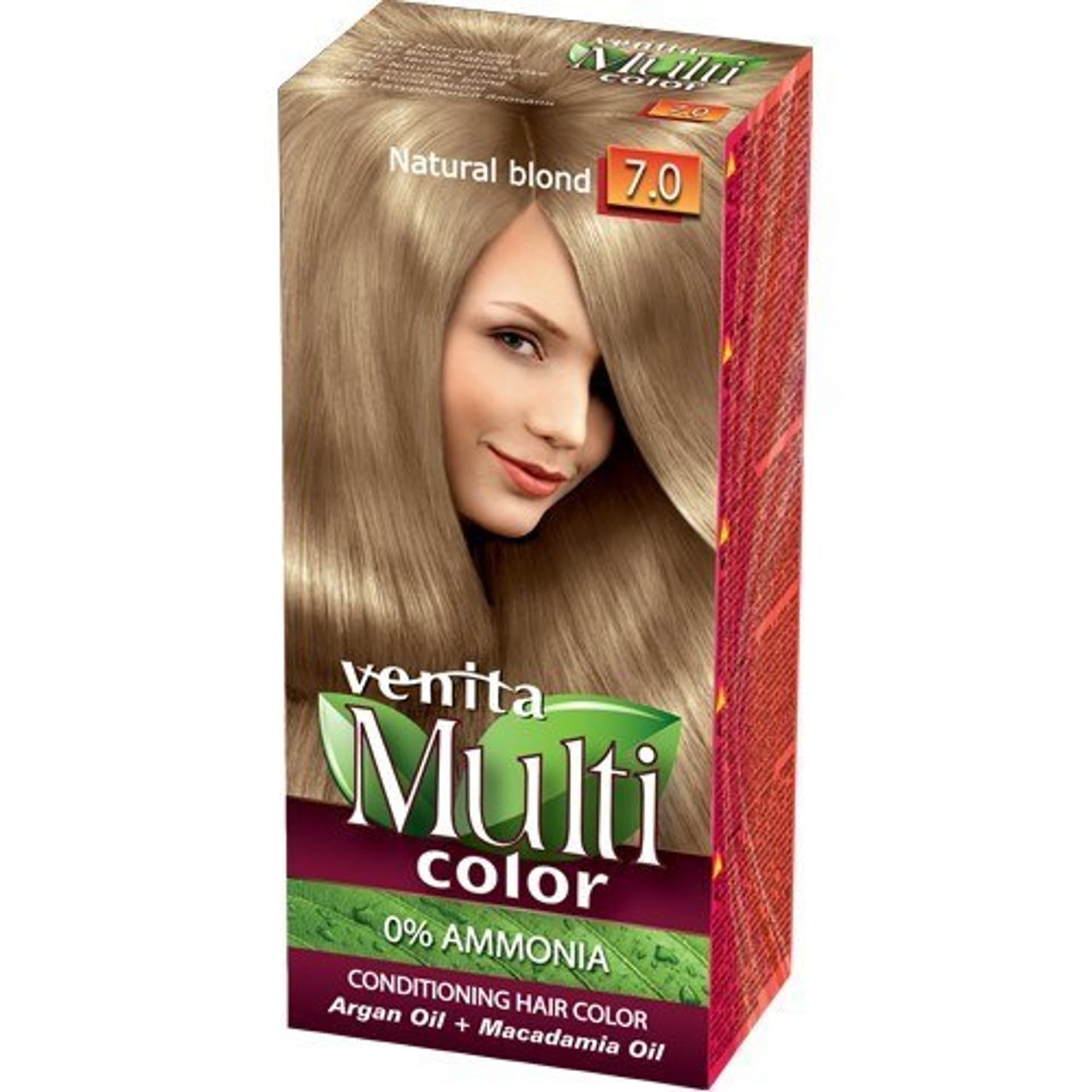 

VENITA Farba do włosów bez amoniaku Multi Color - 7.0 Natural Blond 1op.