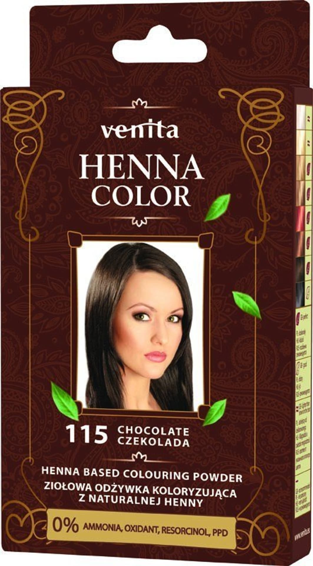 

VENITA HENNA 115 CZEKOLADA SASZ 25G