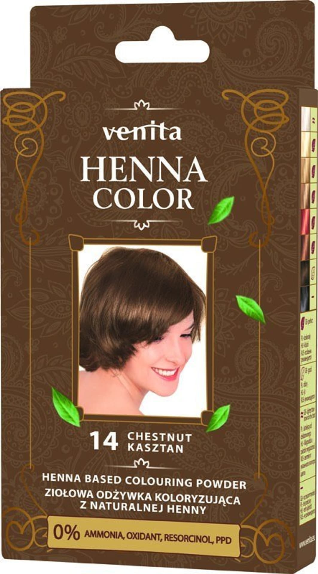 

VENITA HENNA 14 KASZTAN SASZ 25G