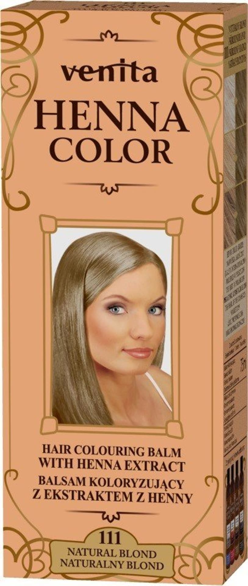 

VENITA Henna Color Balsam koloryzujący z ekstraktem z Henny - 111 Naturalny Blond 1op.