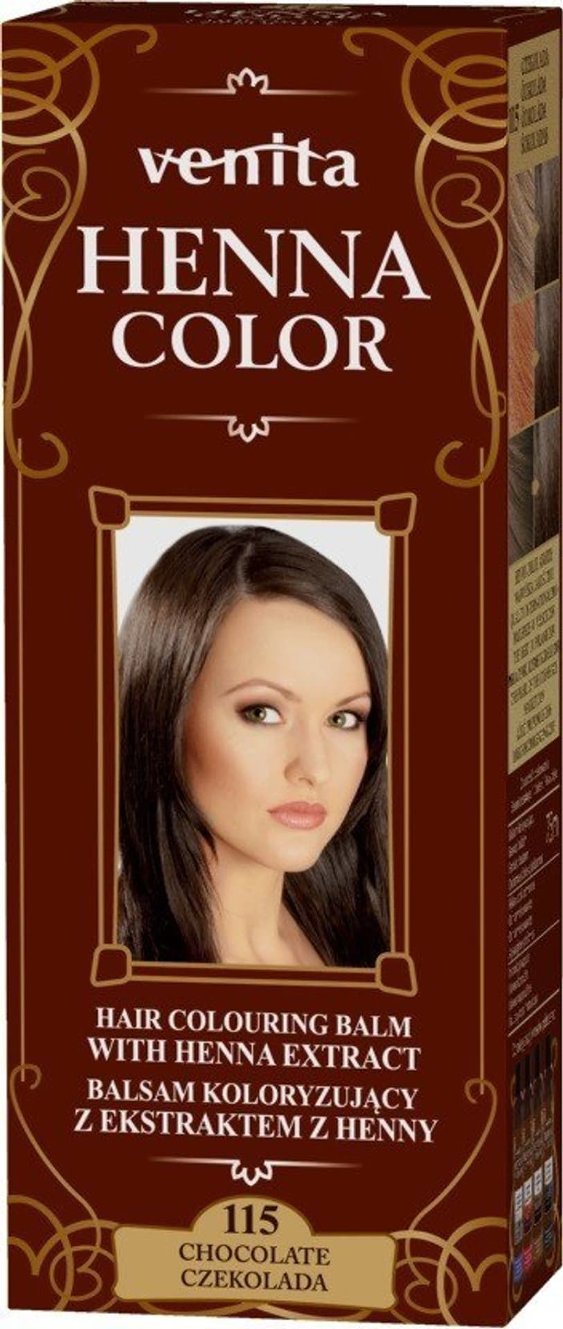 

VENITA Henna Color Balsam koloryzujący z ekstraktem z Henny - 115 Czekolada 1op.