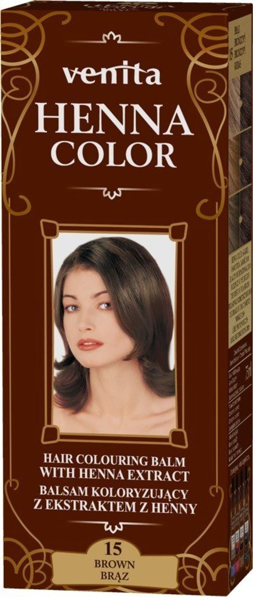 

VENITA Henna Color Balsam koloryzujący z ekstraktem z Henny - 15 Brąz 1op.