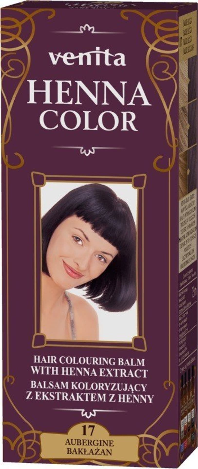 

VENITA Henna Color Balsam koloryzujący z ekstraktem z Henny - 17 Bakłażan 1op.