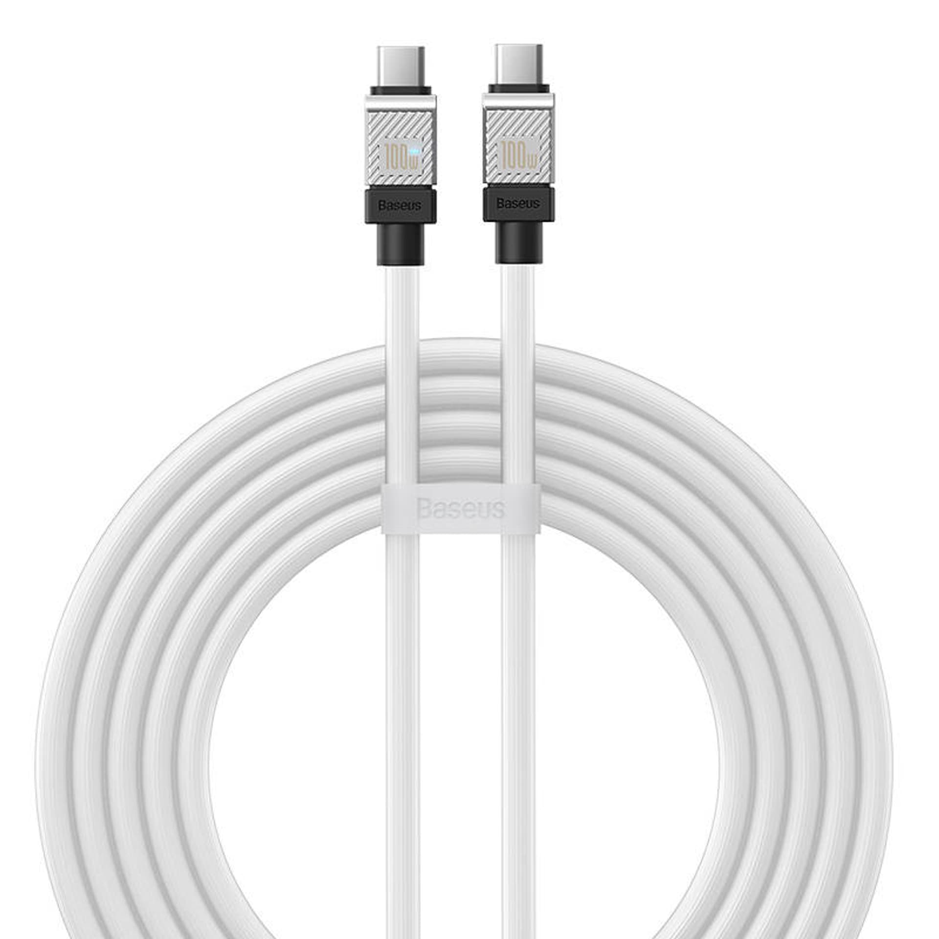 

Kabel USB-C do USB-C Baseus CoolPlay 100W 2m (biały)