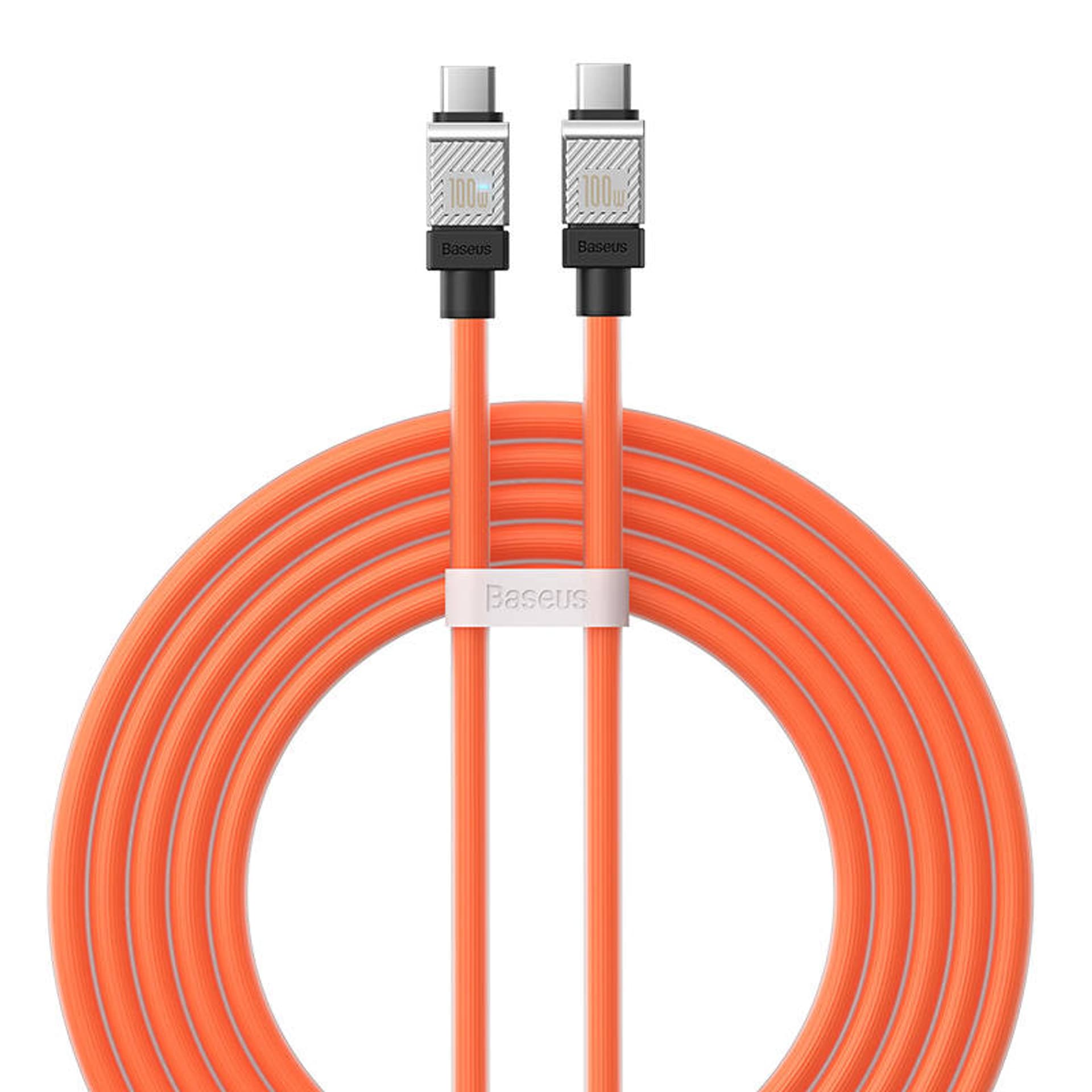 

Kabel USB-C do USB-C Baseus CoolPlay 100W 2m (pomarańczowy)