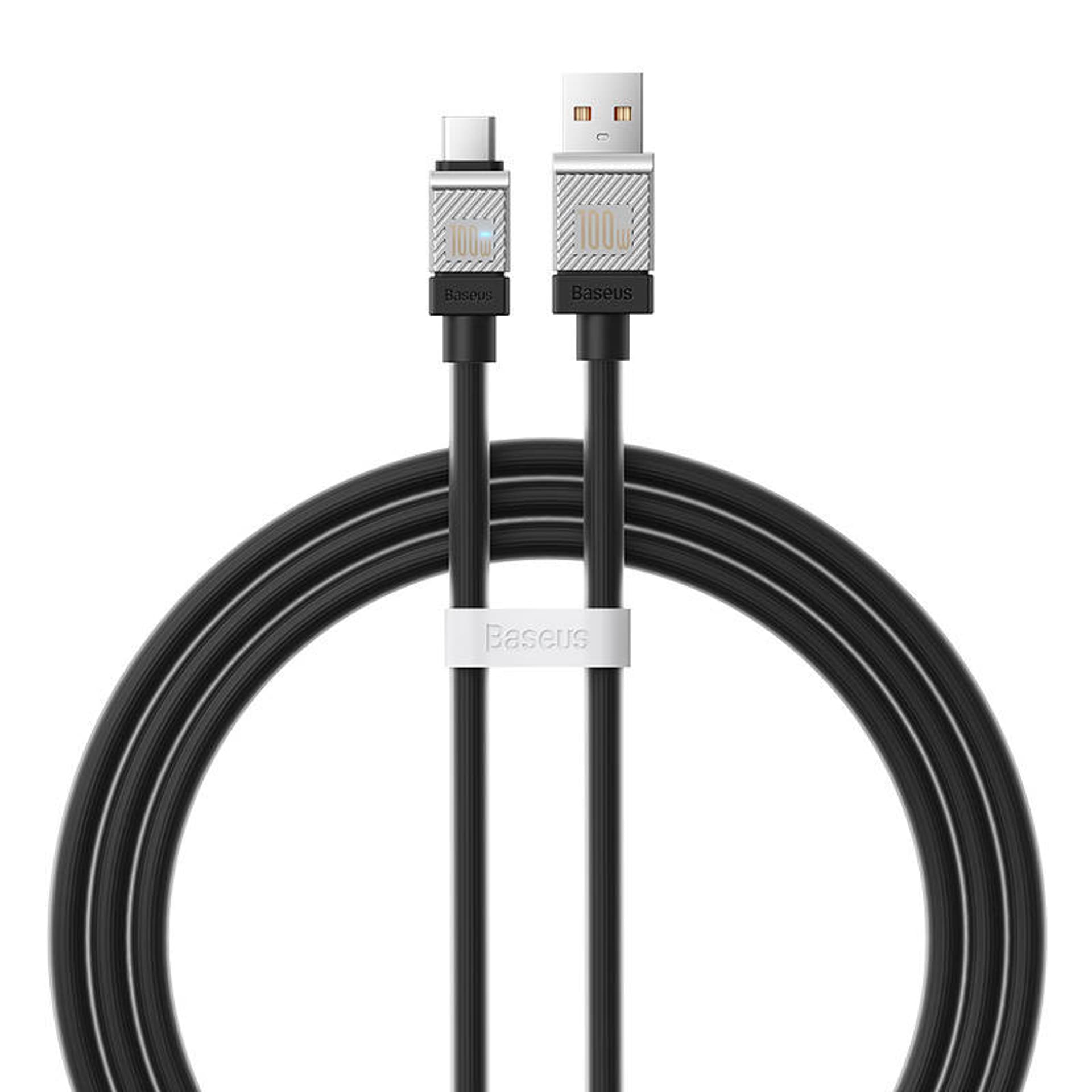 

Kabel USB do USB-C Baseus CoolPlay 100W 1m (czarny)