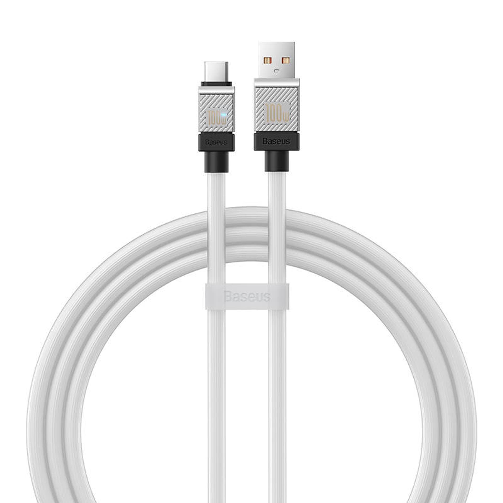 

Kabel USB do USB-C Baseus CoolPlay 100W 1m (biały)