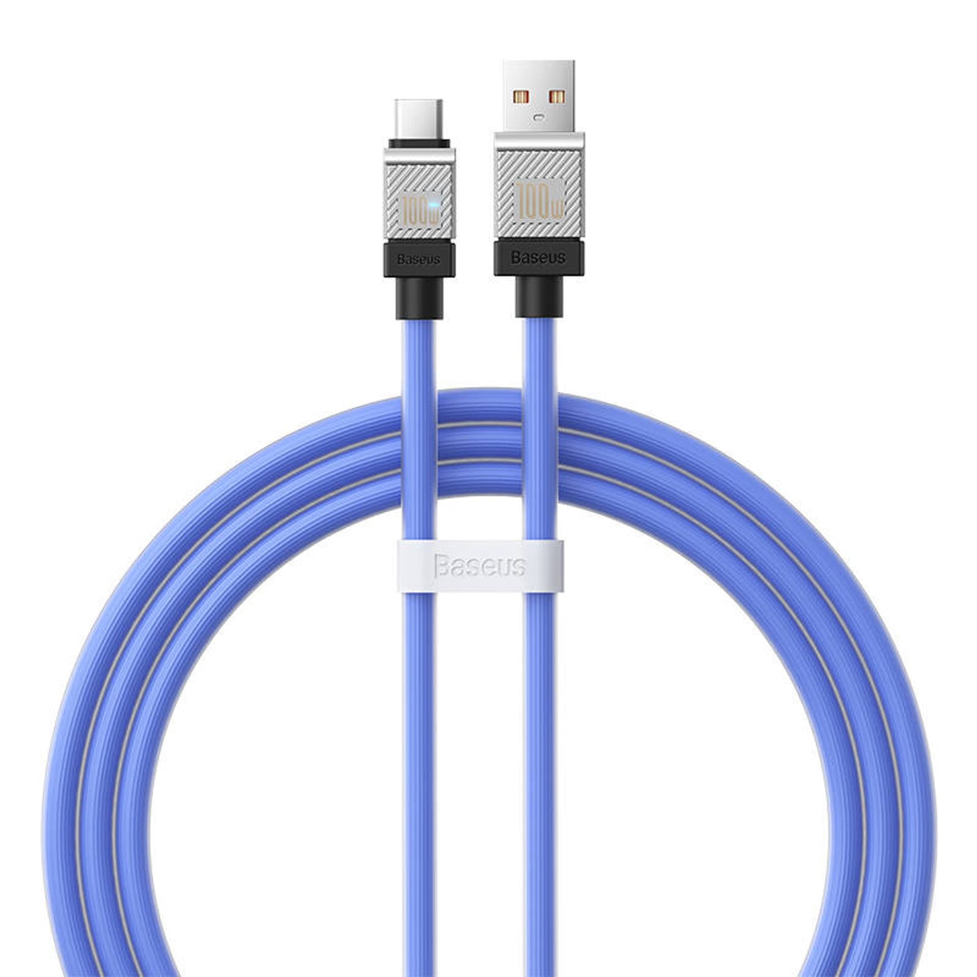 

Kabel USB do USB-C Baseus CoolPlay 100W 1m (niebieski)