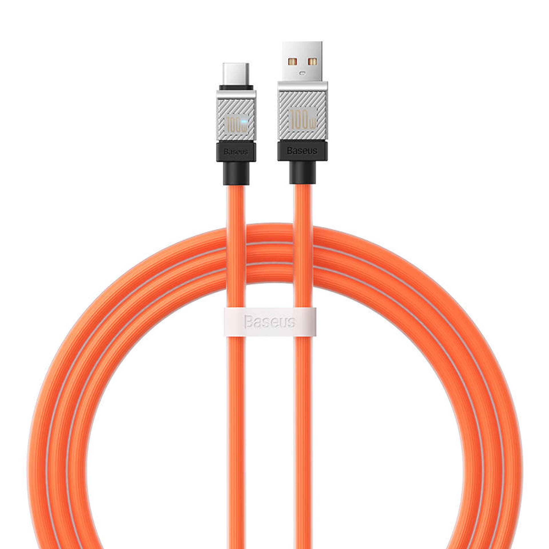 

Kabel USB do USB-C Baseus CoolPlay 100W 1m (pomarańczowy)