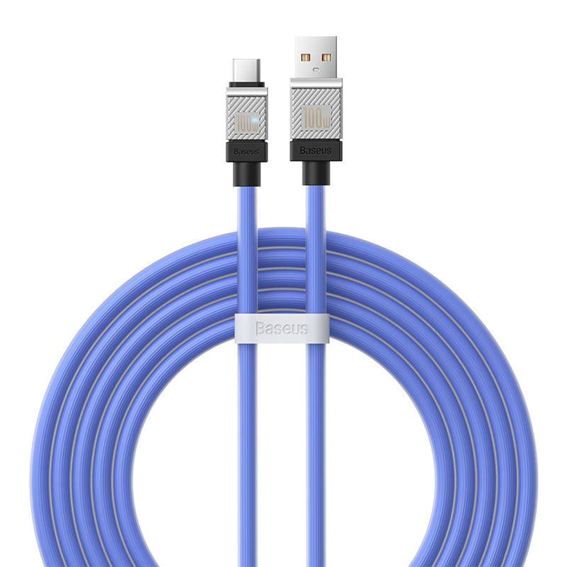 

Kabel USB do USB-C Baseus CoolPlay 100W 2m (niebieski)