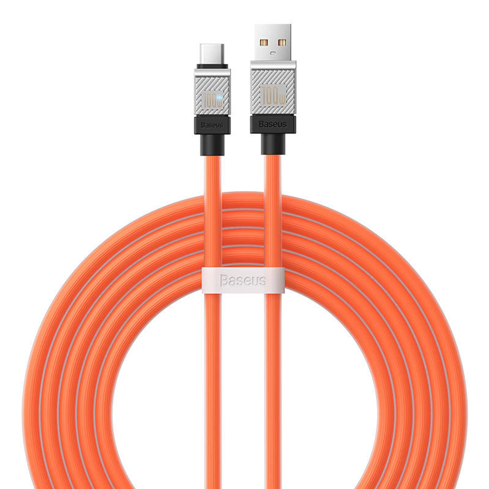 

Kabel USB do USB-C Baseus CoolPlay 100W 2m (pomarańczowy)