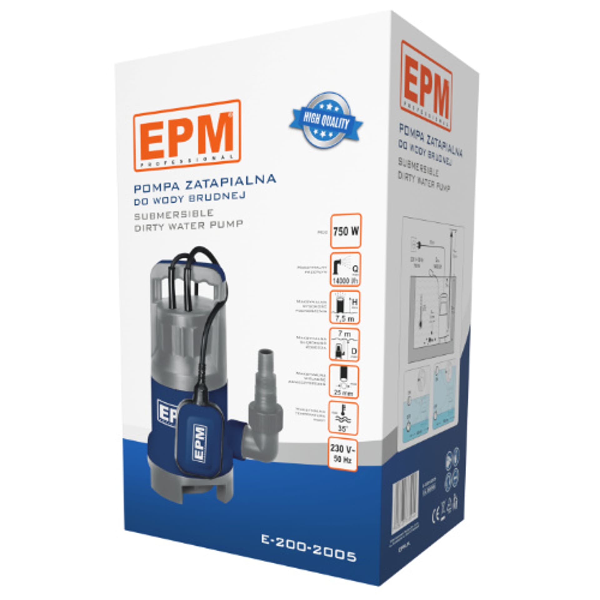 

POMPA DO BRUDNEJ WODY 750W