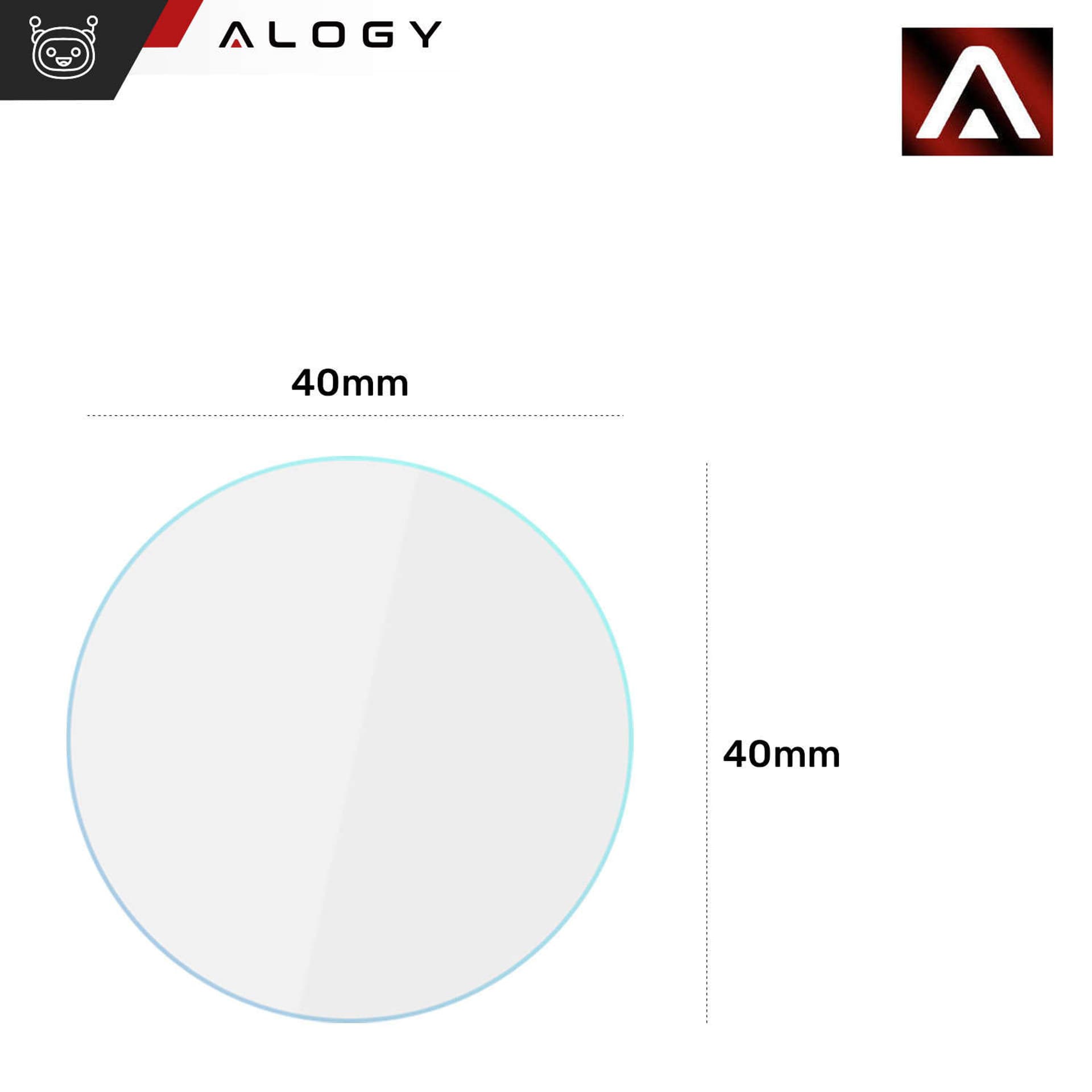 

4x Folia hydrożelowa Alogy Hydrogel uniwersalna do zegarka watch smartwatch 40mm