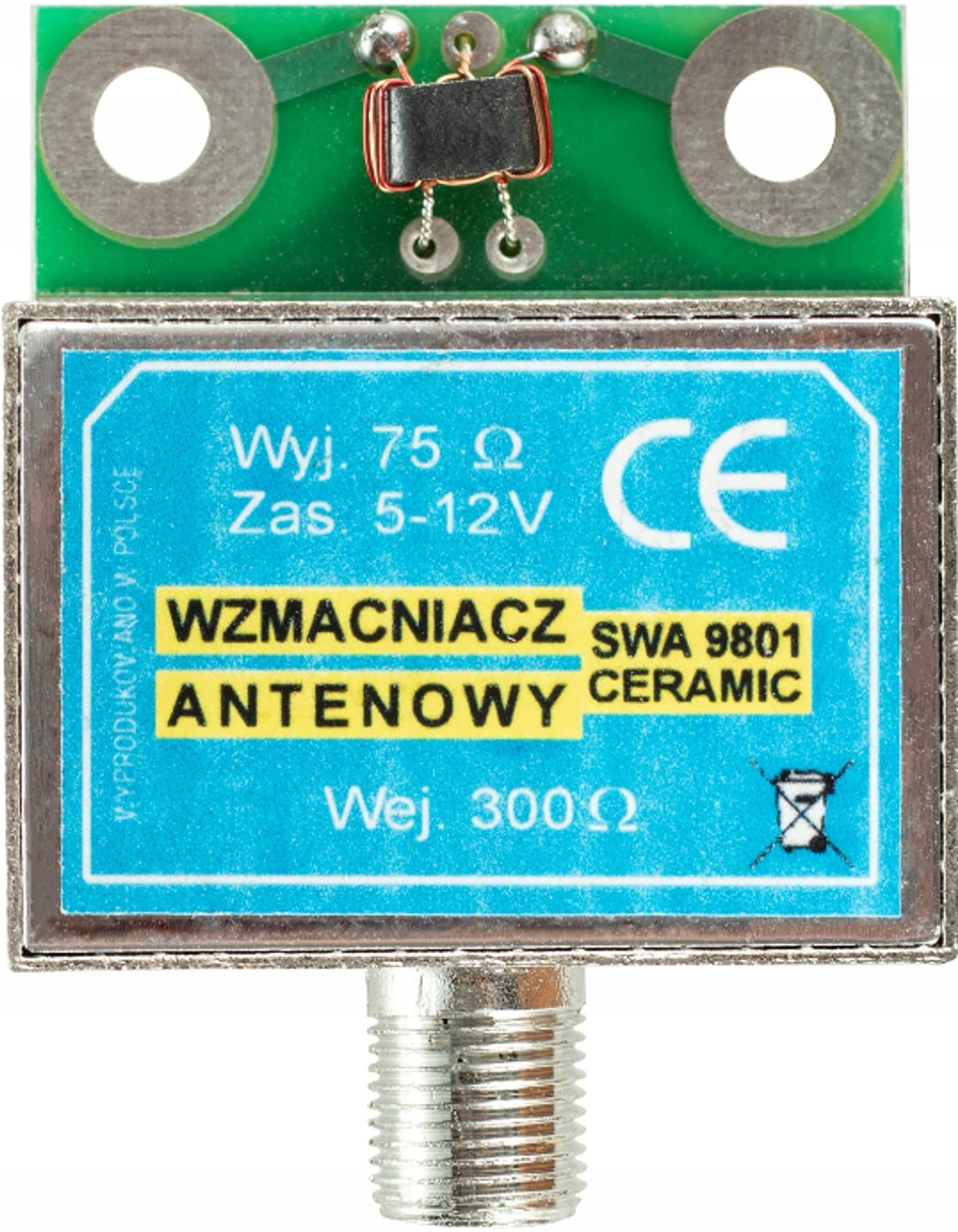 

Wzmacniacz antenowy TV AC-9801 pr.polski MONTIS MT031 RTV-WZM-0000006 MT031