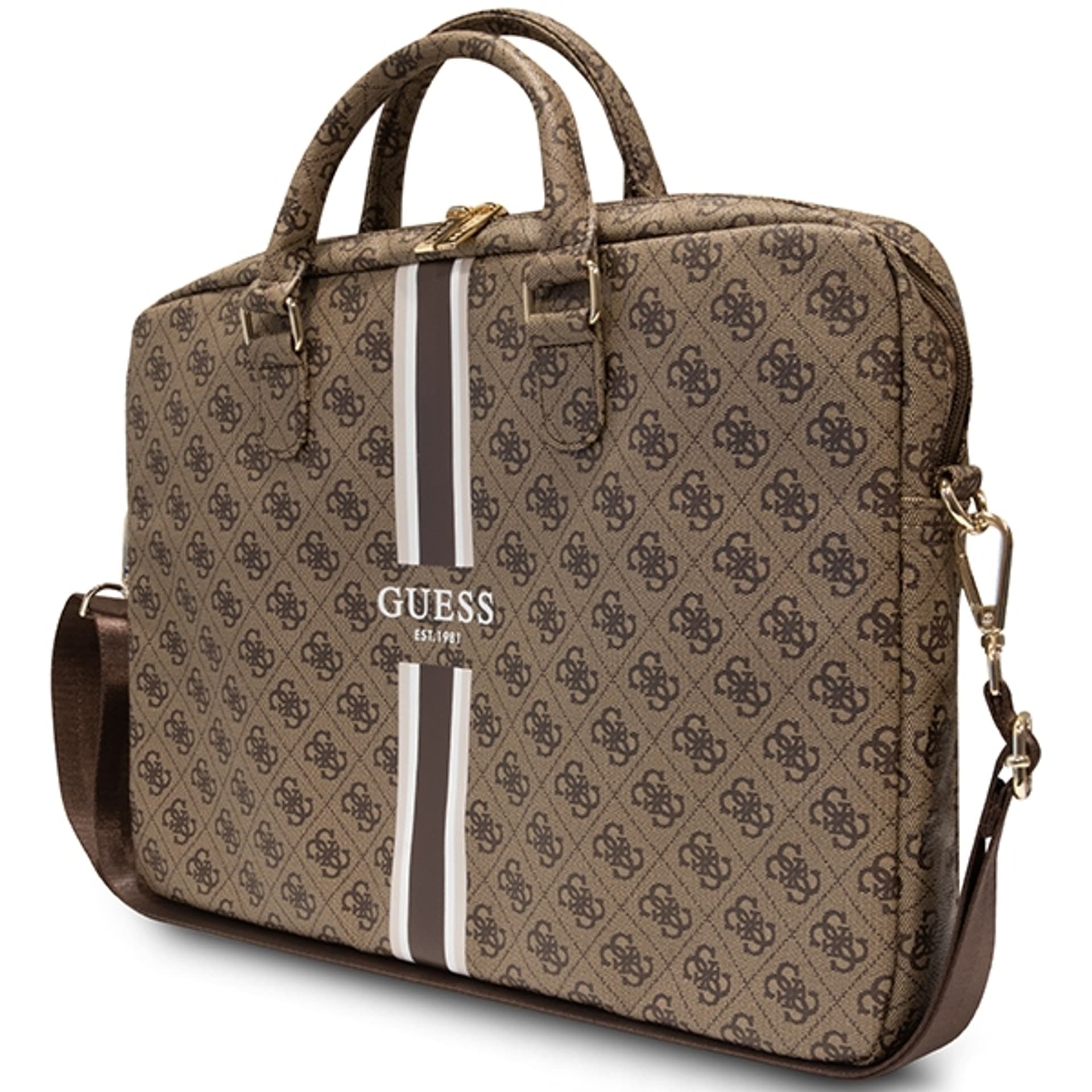 

Guess Torba GUCB15P4RPSW 16" brązowy /brown 4G Printed Stripes