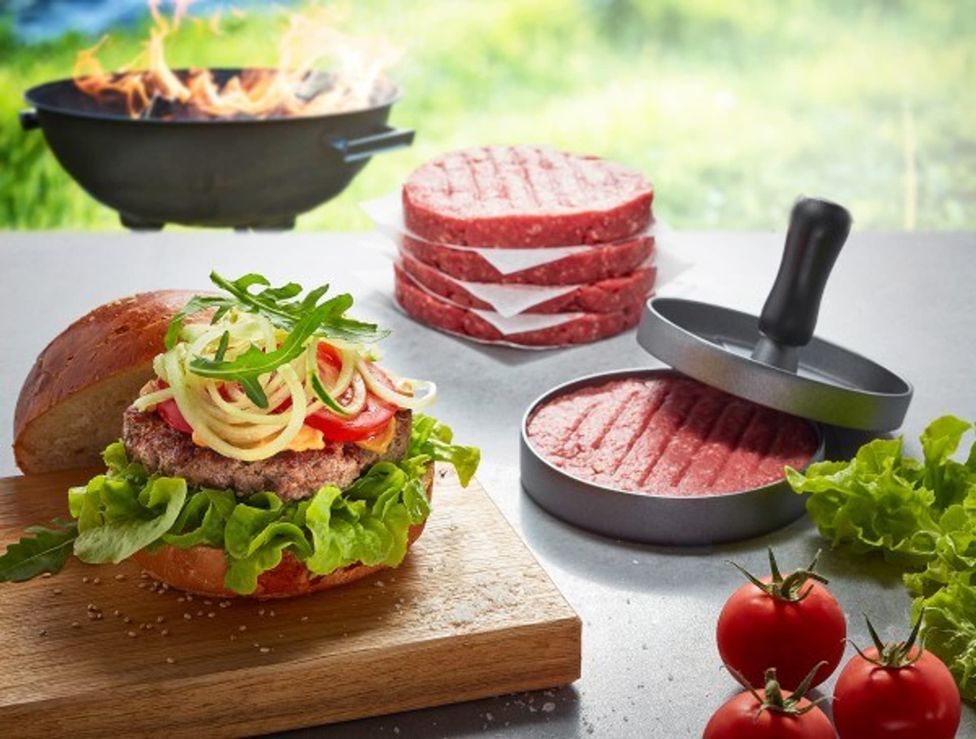 

Praska do hamburgerów GEFU BBQ G-89419