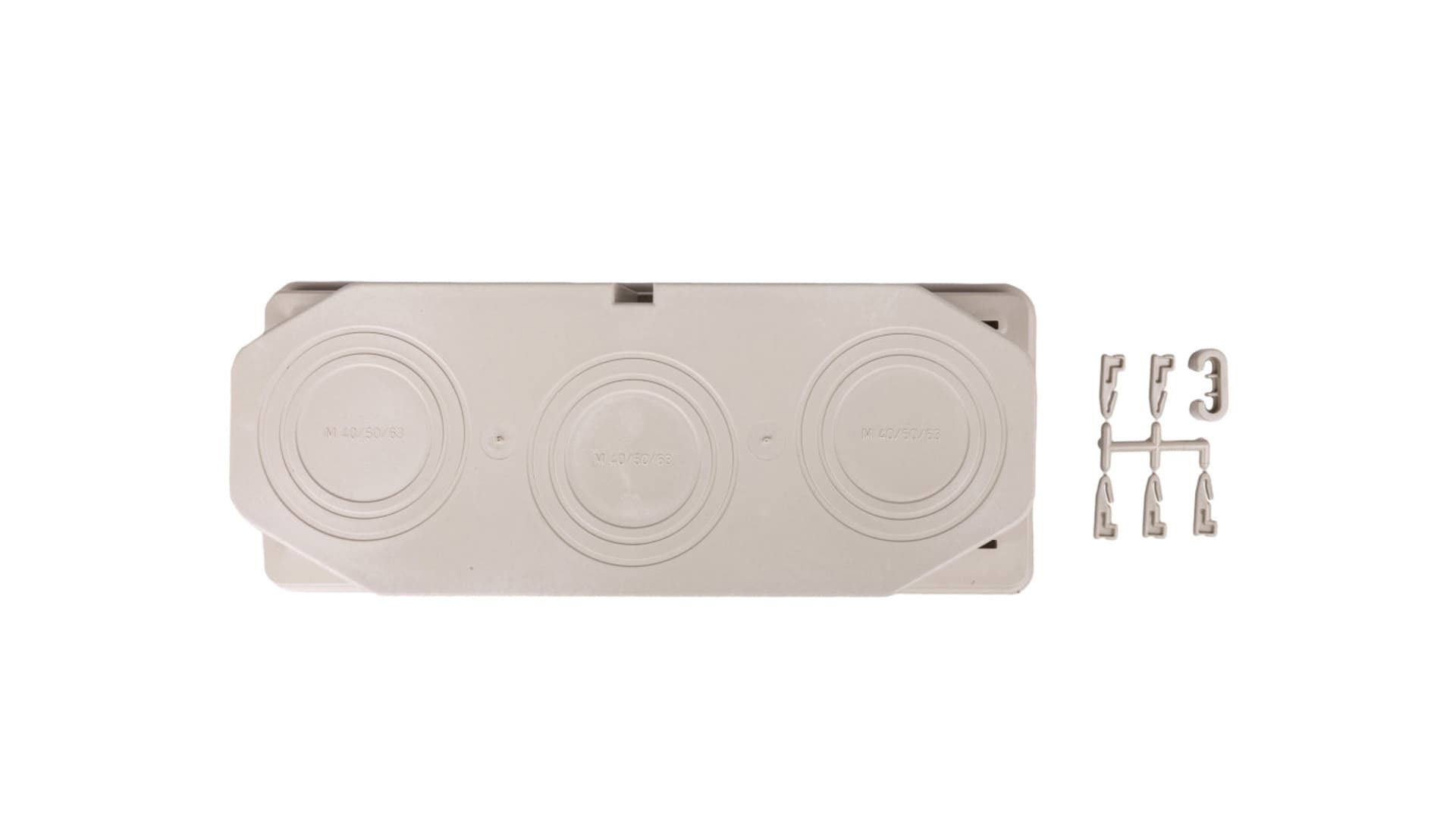 

Płyta przepustowa 3xM40/50/63, 80x300mm IP65 do ścianek 300mm Mi FM63 HPL2000133