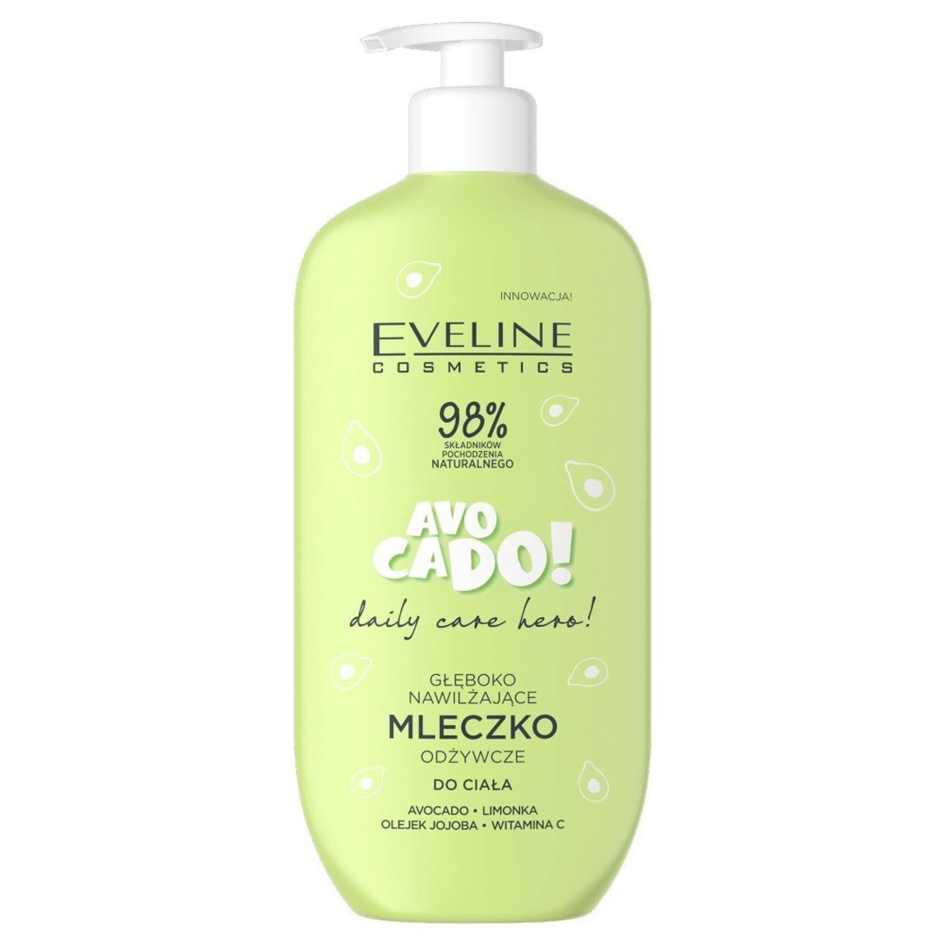 

EVELINE Daily Care Hero! Głęboko Nawilżające Mleczko odżywcze do ciała Avocado 350ml