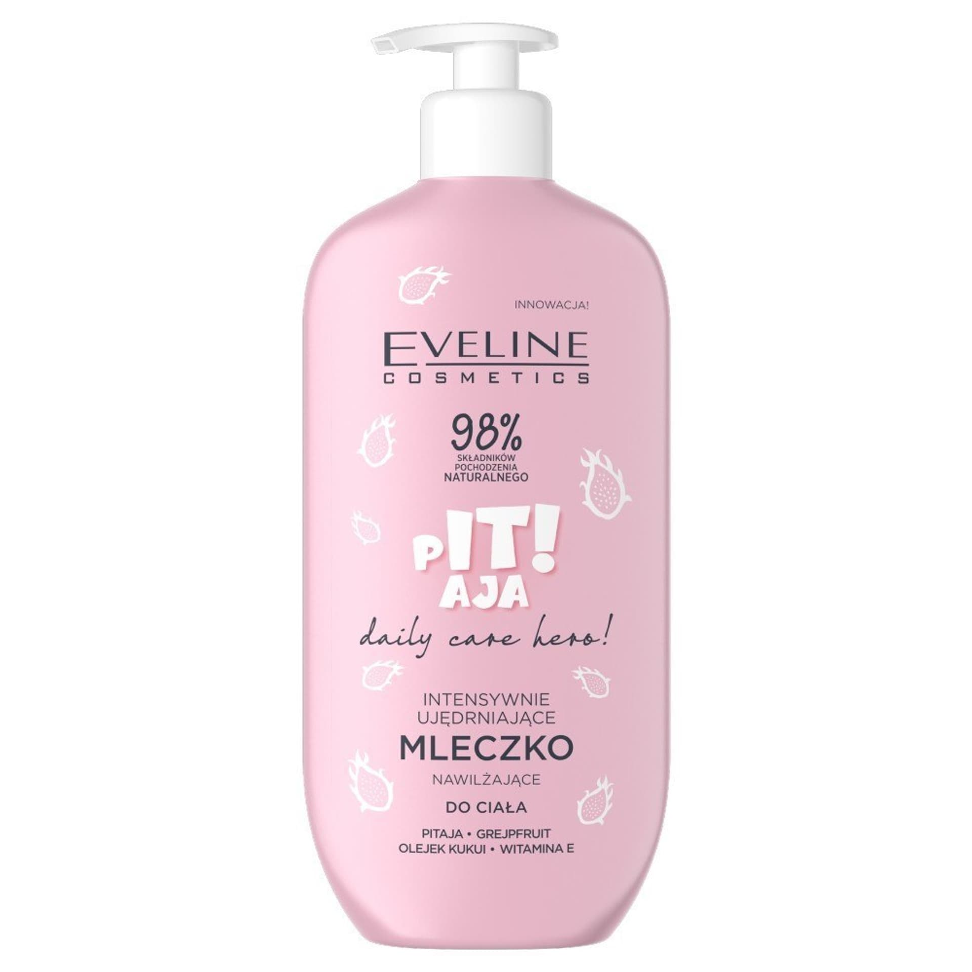 

EVELINE Daily Care Hero! Intensywnie Ujędrniające Mleczko nawilżające do ciała Pitaja 350ml