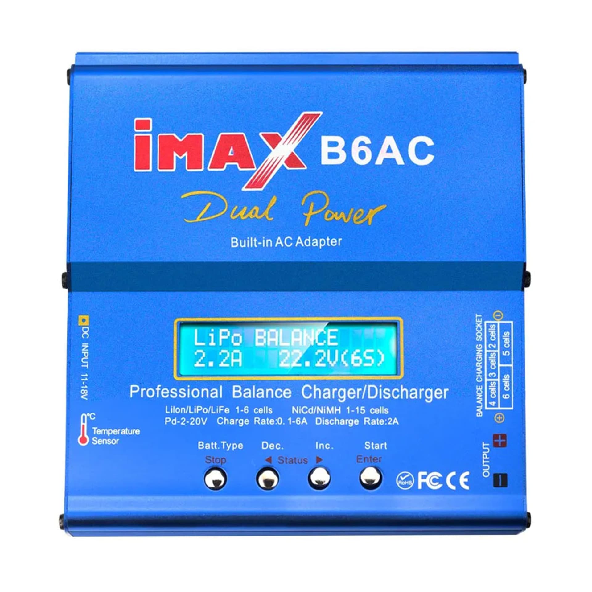 

Ładowarka balansująca iMAX B6 80W E6168