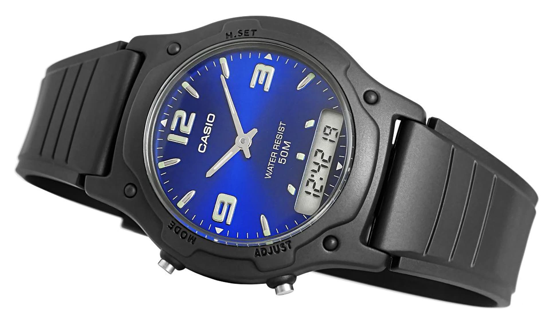 

Zegarek Casio AW-49HE-2AVDF Dual time