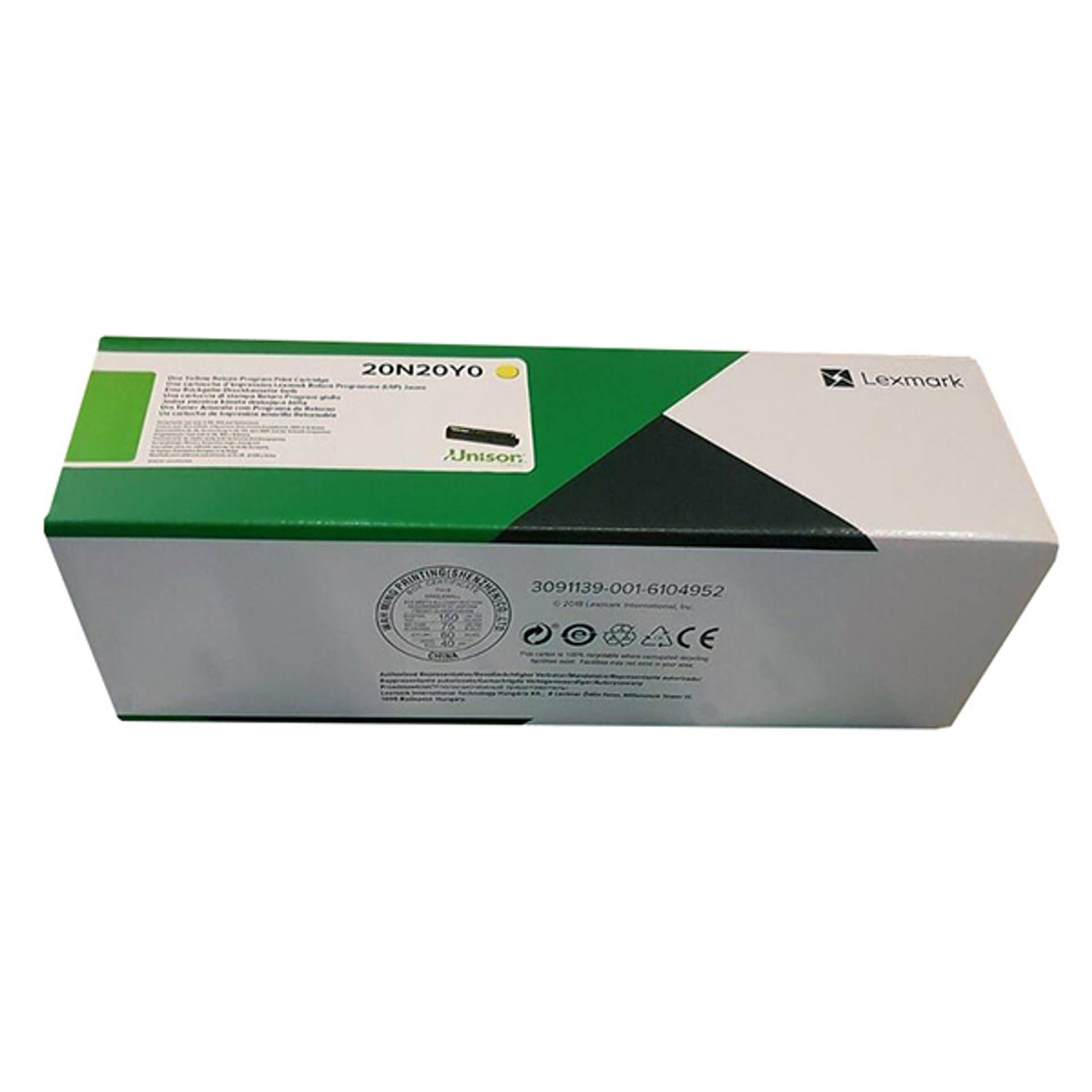

Lexmark oryginalny toner 20N20Y0, yellow, 1500s, return, Lexmark CX331adwe, CS431dw, CS331dw, CX431adw, O