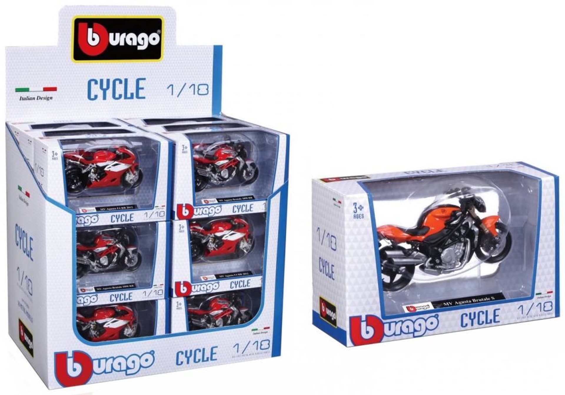 

MOTOCYKL METALOWY BBURAGO 1:18