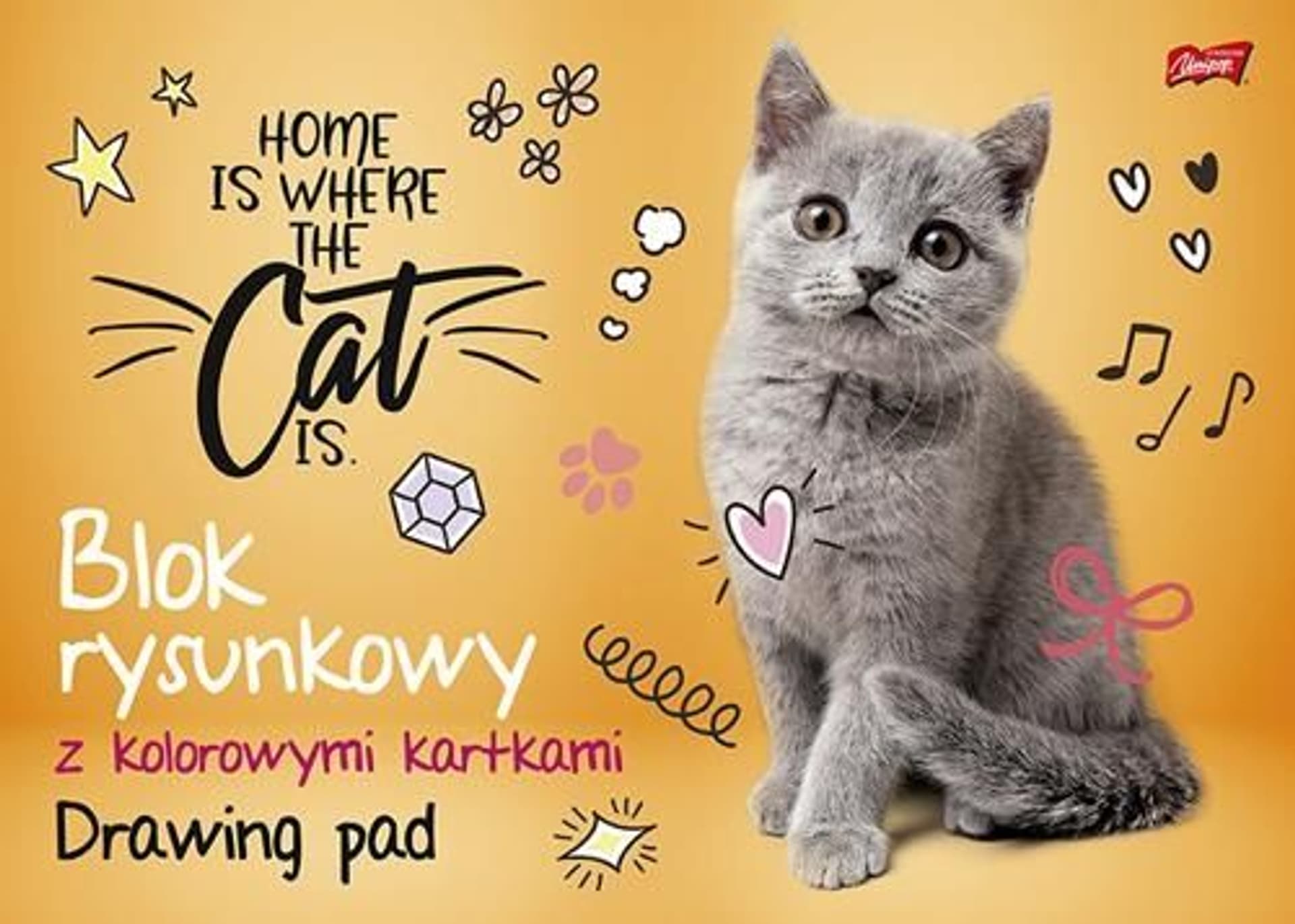 

Blok rysunkowy kolorowy A3 16k UNIPAP