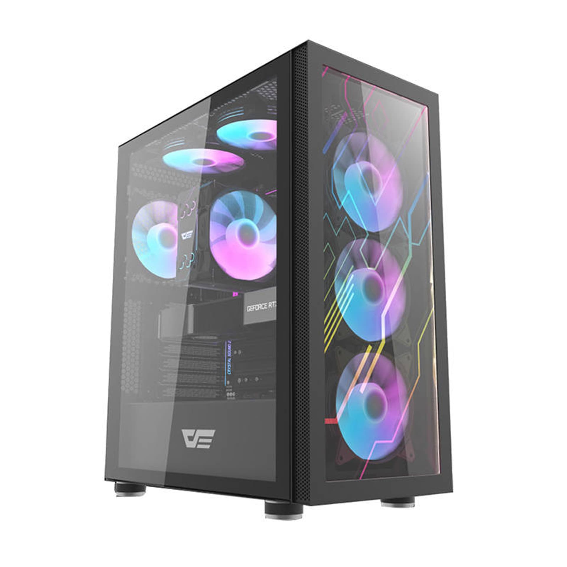 Obudowa komputerowa Darkflash DK210 (czarny)