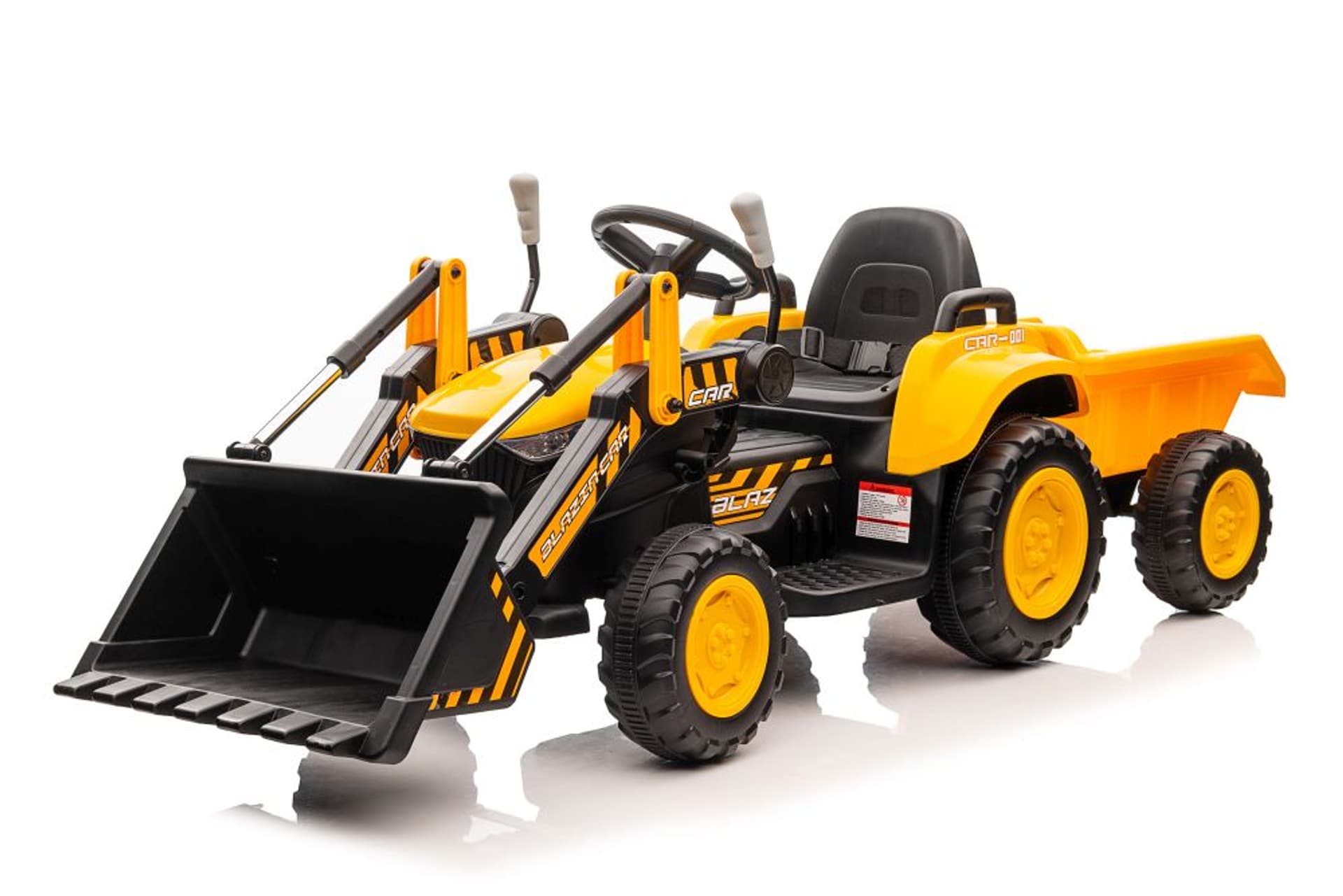 

Traktor Na Akumulator Z łyżką BW-X002A Żółty