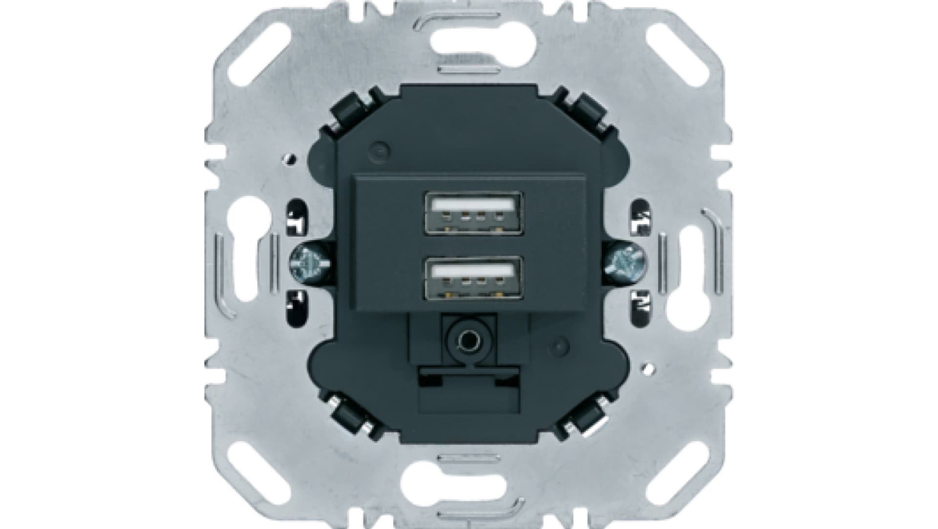 

one.platform Mechanizm gniazda USB ładowania 3.0 A 230 V, antracyt, mat 260205