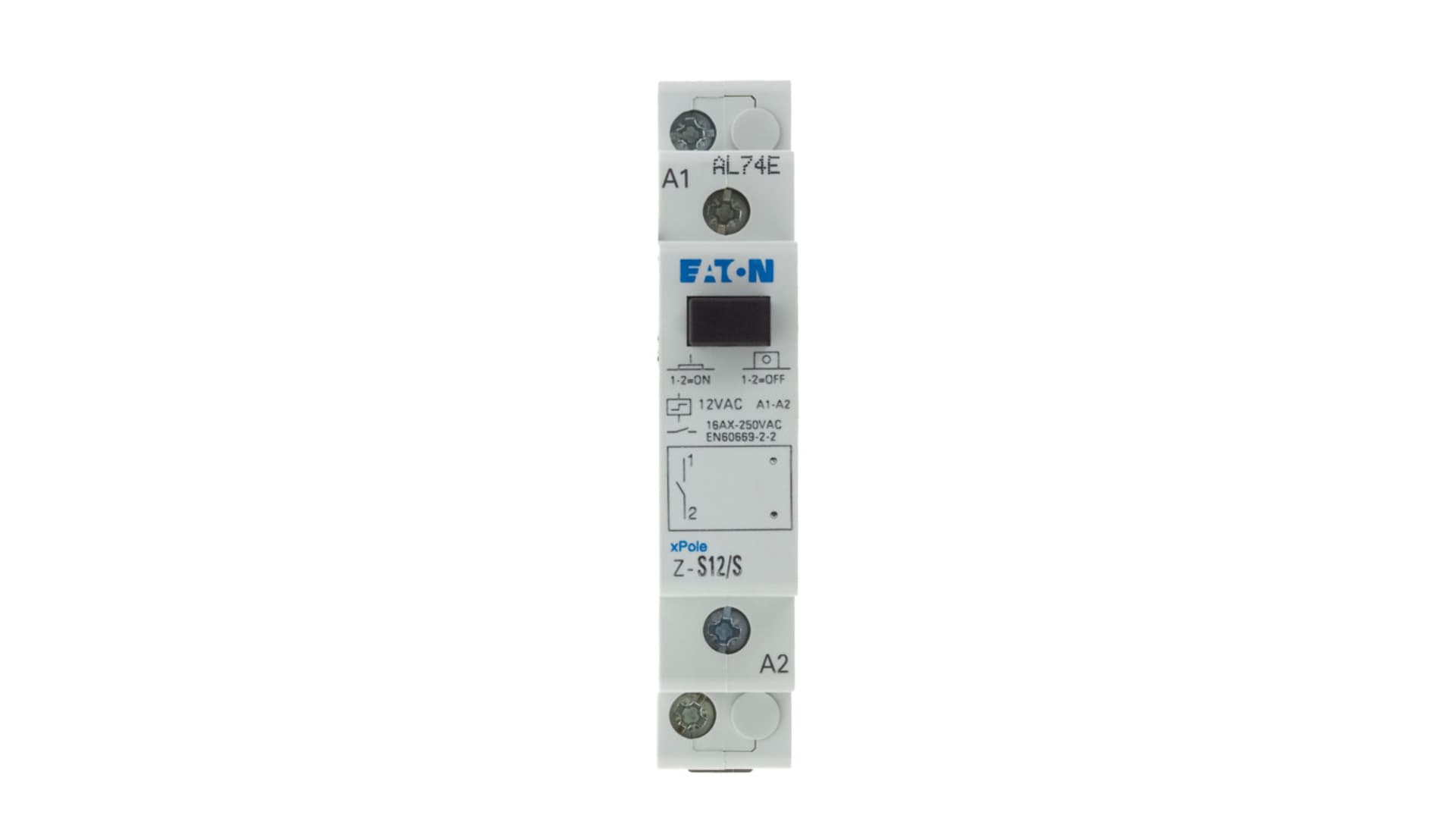 

Przekaźnik impulsowy 16A 12V AC Z-S12/S 265266