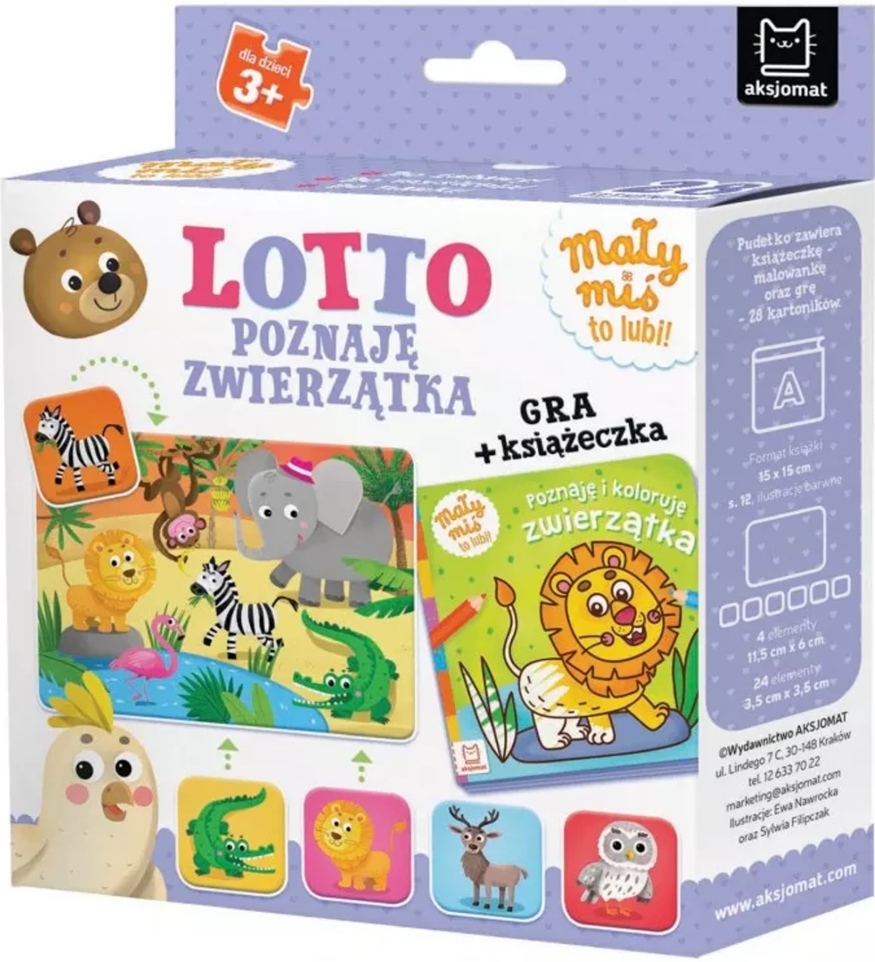 

Lotto poznaję zwierzątka 3+