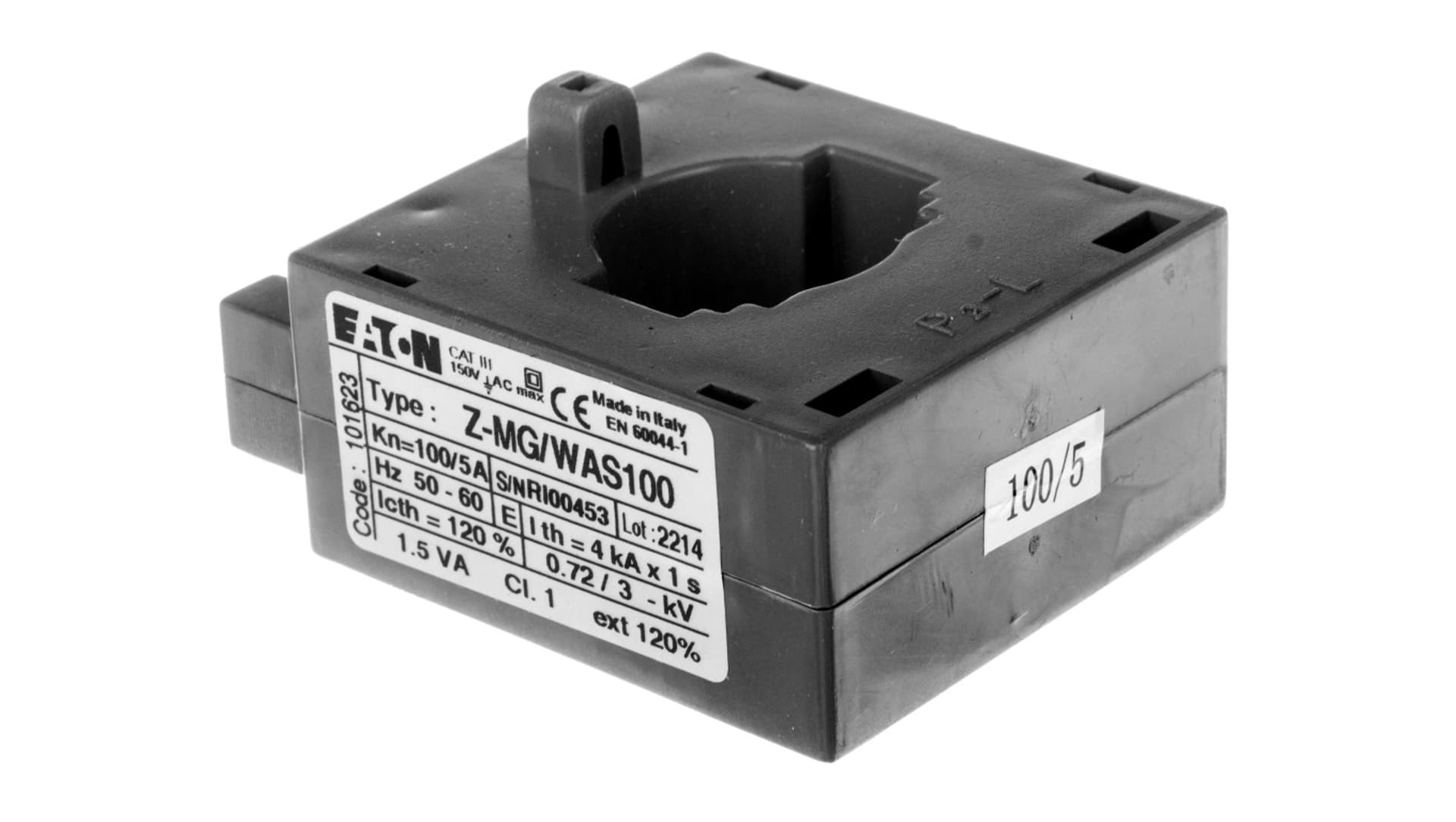 

Przekładnik prądowy 100/5A 1,5VA kl.1 fi 23-30mm 30(40)x10/50x12mm Z-MG/WAS100 101623, 40)x10/50x12mm z-mg/was100 10162