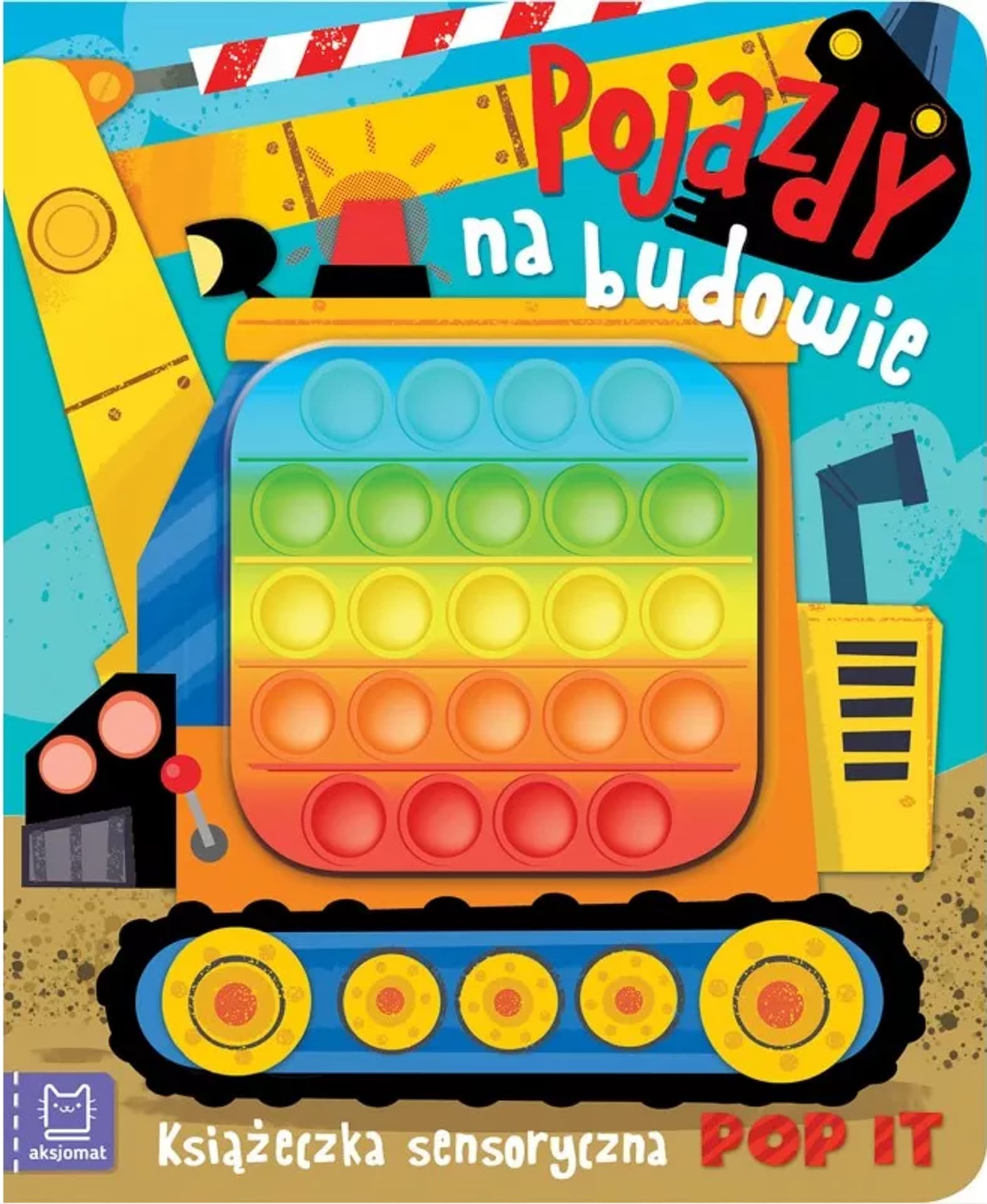 

Książ. pop it pojazdy na budowie