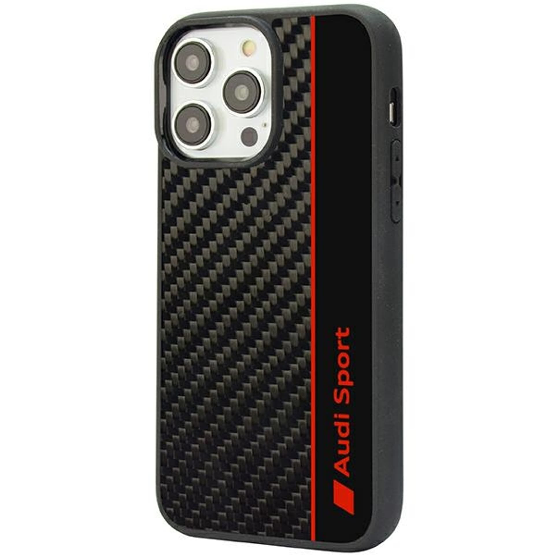 

Audi Carbon Fiber Stripe iPhone 14 Pro Max 6.7" czarny/black hardcase AUS-TPUPCIP14PM-R8/D1-BK