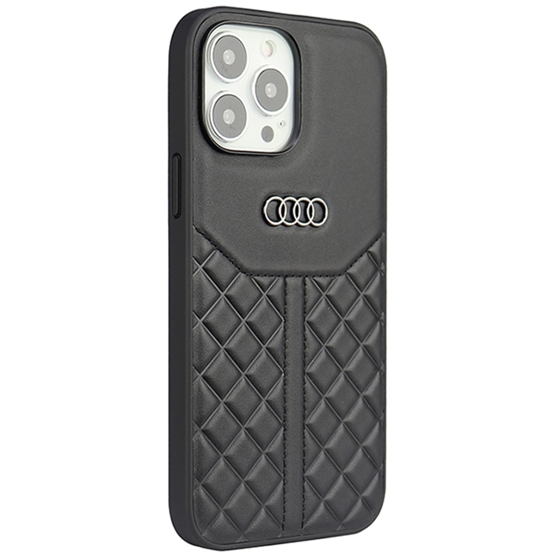 

Audi Genuine Leather iPhone 13 Pro / 13 6.1" czarny/black hardcase AU-TPUPCIP13P-Q8/D1-BK